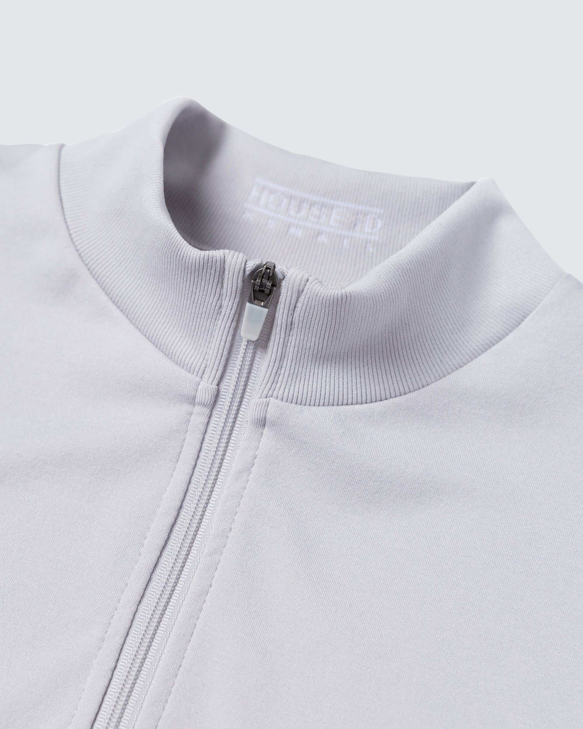 Seamless Longsleeve Full Zip - Light Grey