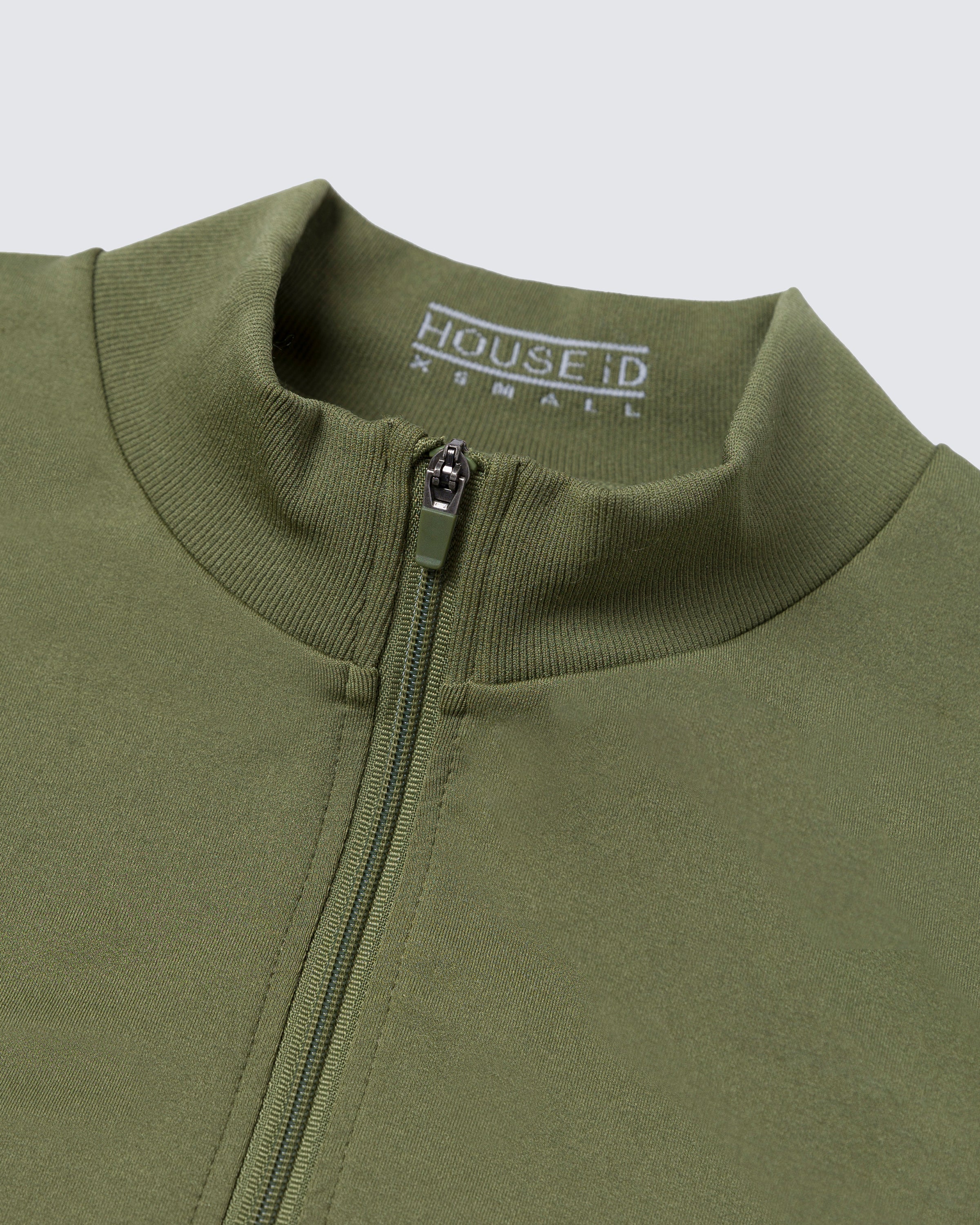 Seamless Longsleeve Full Zip - Olive