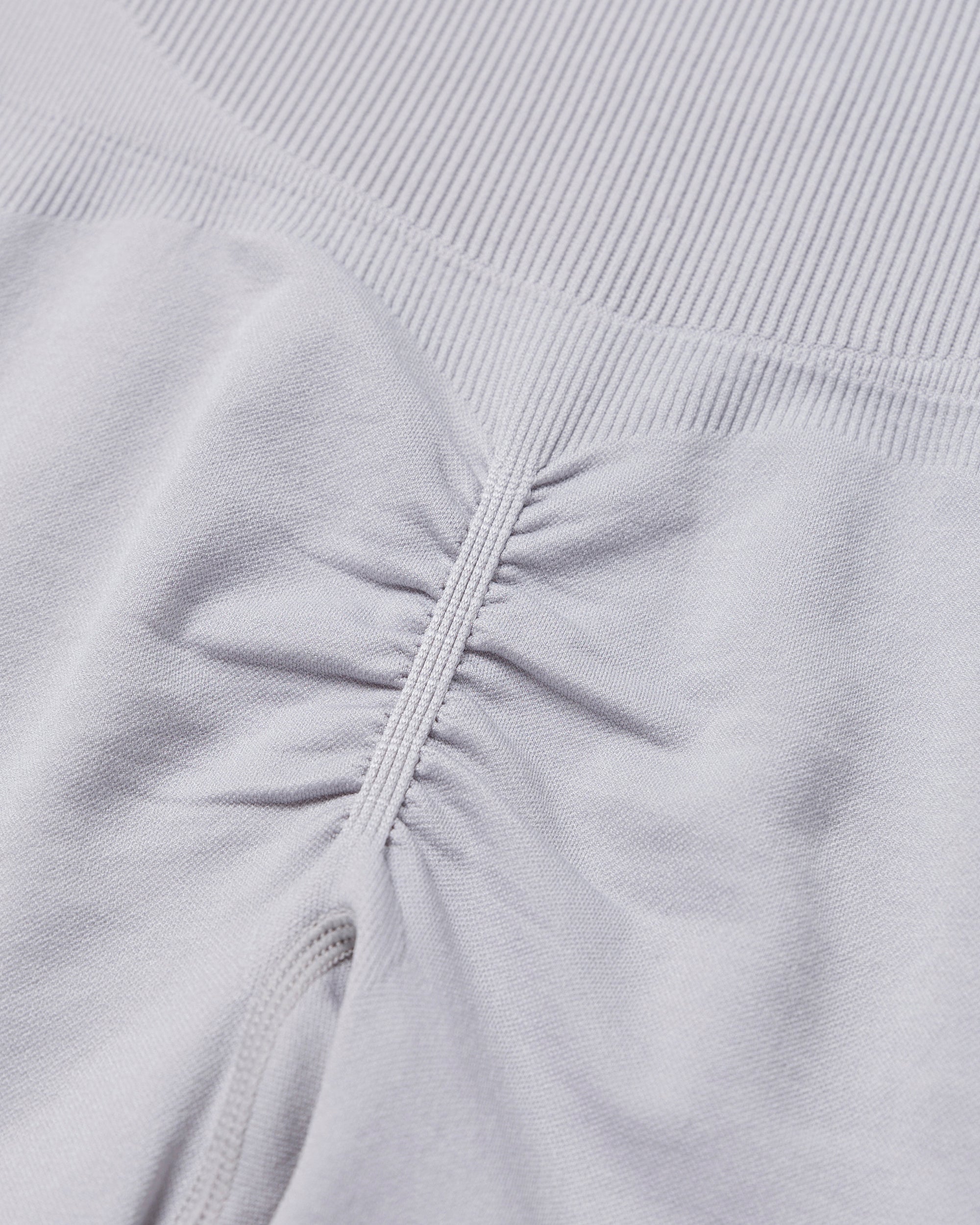 Seamless 5" Bike Short - Light Grey