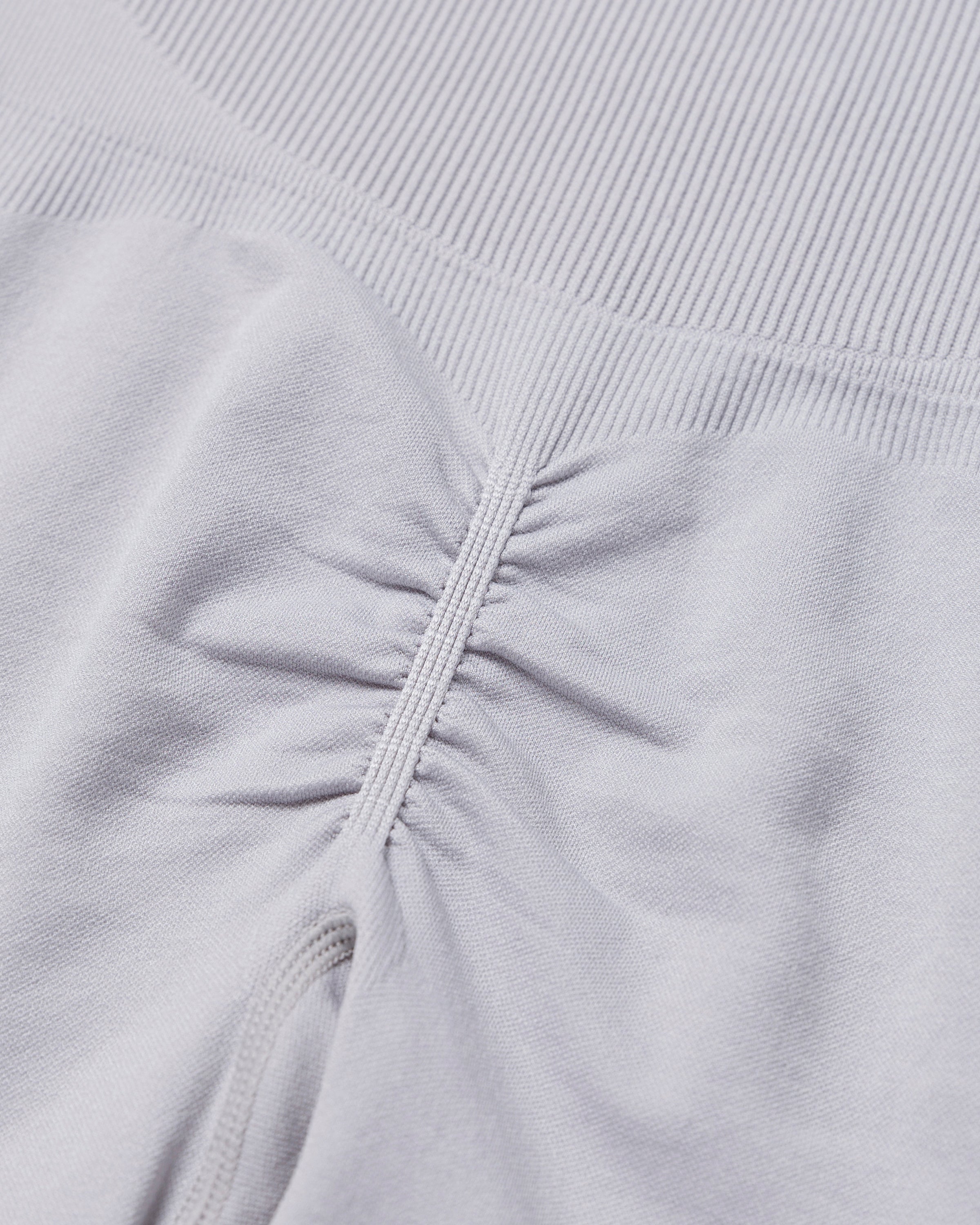 Seamless 5" Bike Short - Light Grey