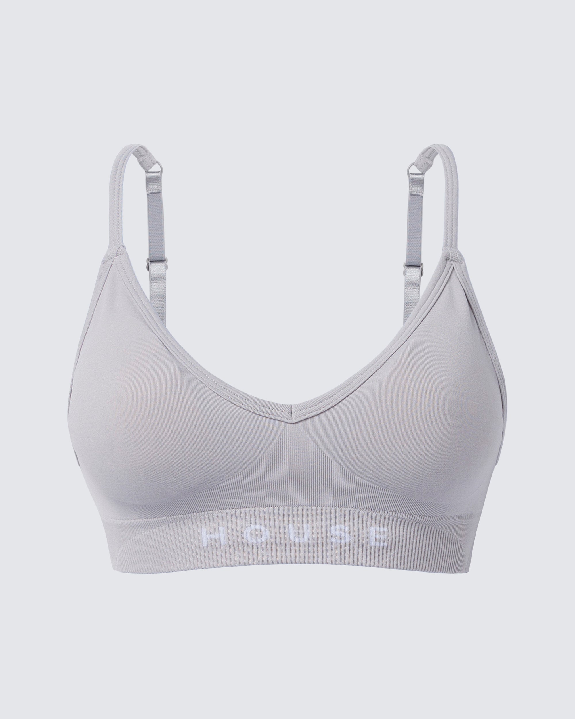 Seamless Bra - Light Grey