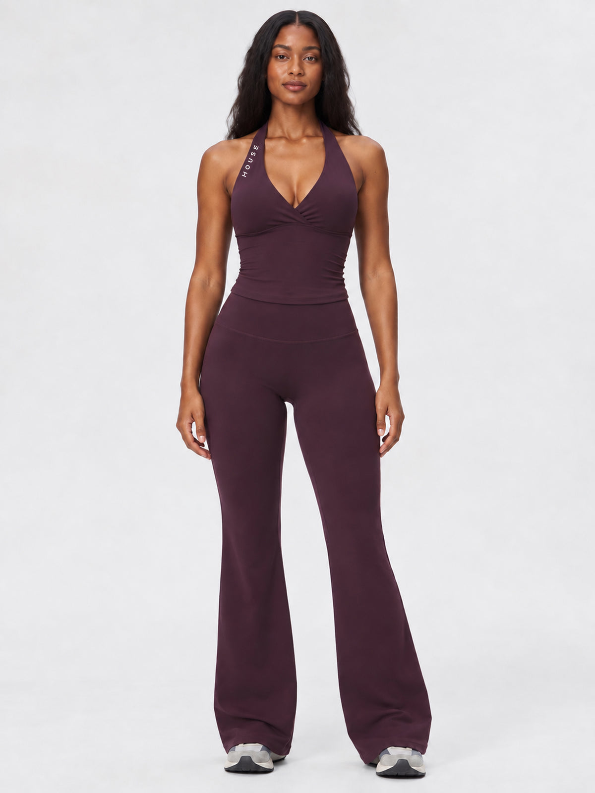 Cloud Flare Legging - Plum