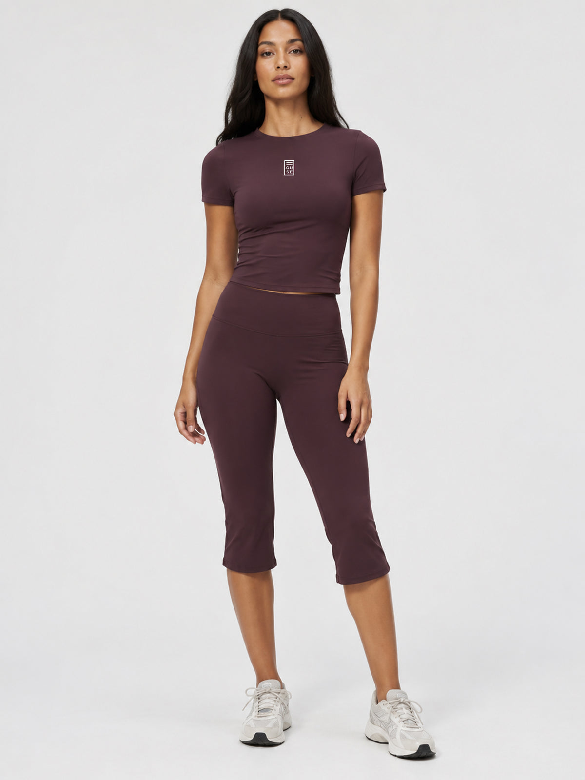 Cloud Flare Capri - Plum