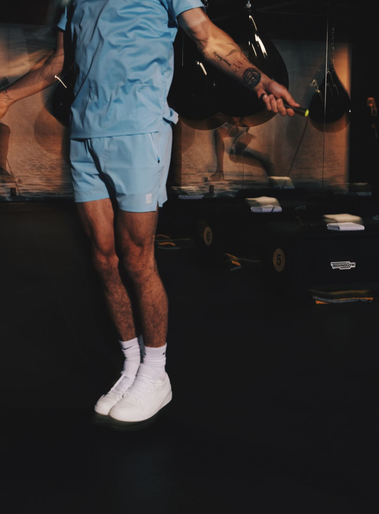 5.5" Short Unlined - Sky Blue