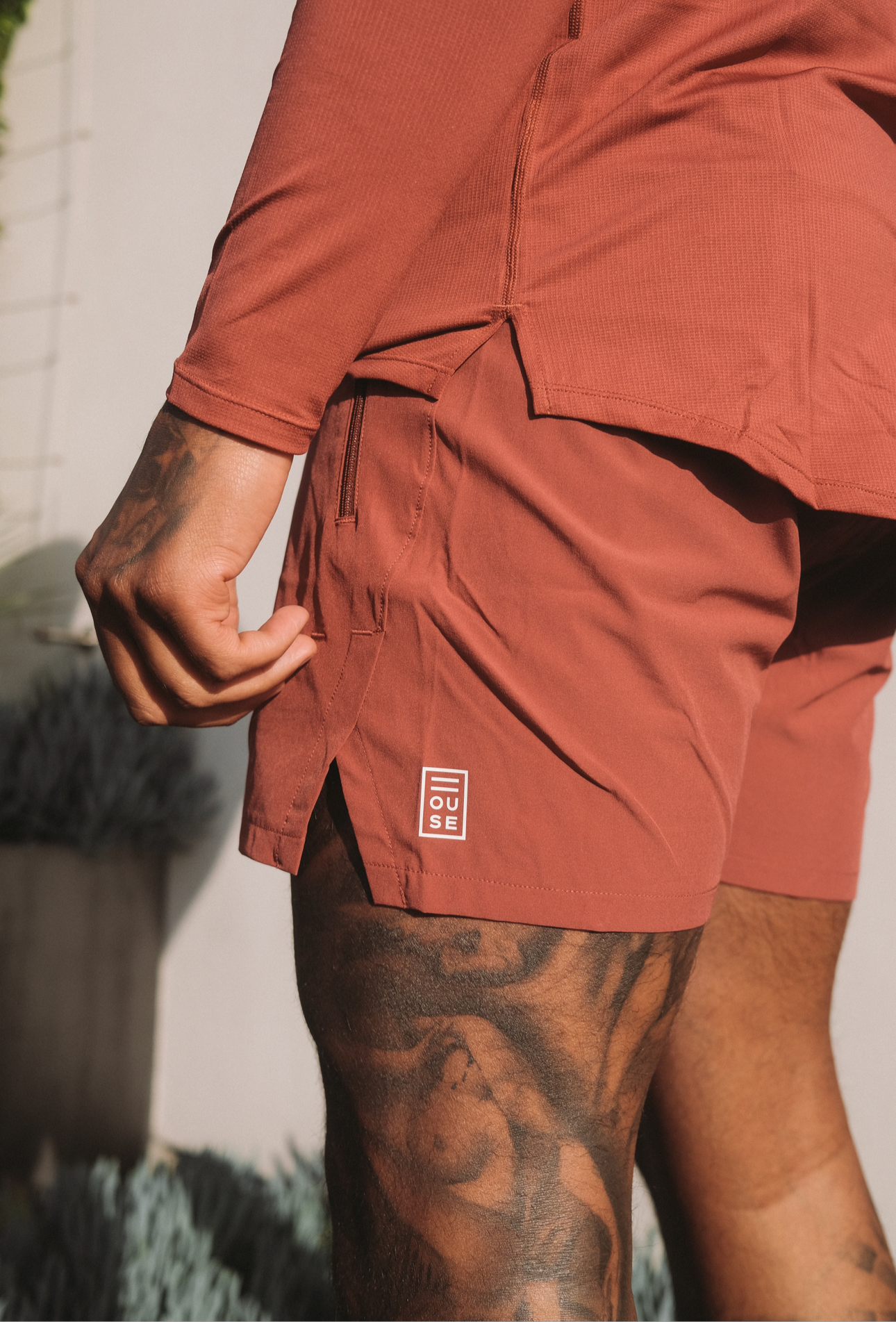 5.5" Short Unlined - Mars Red