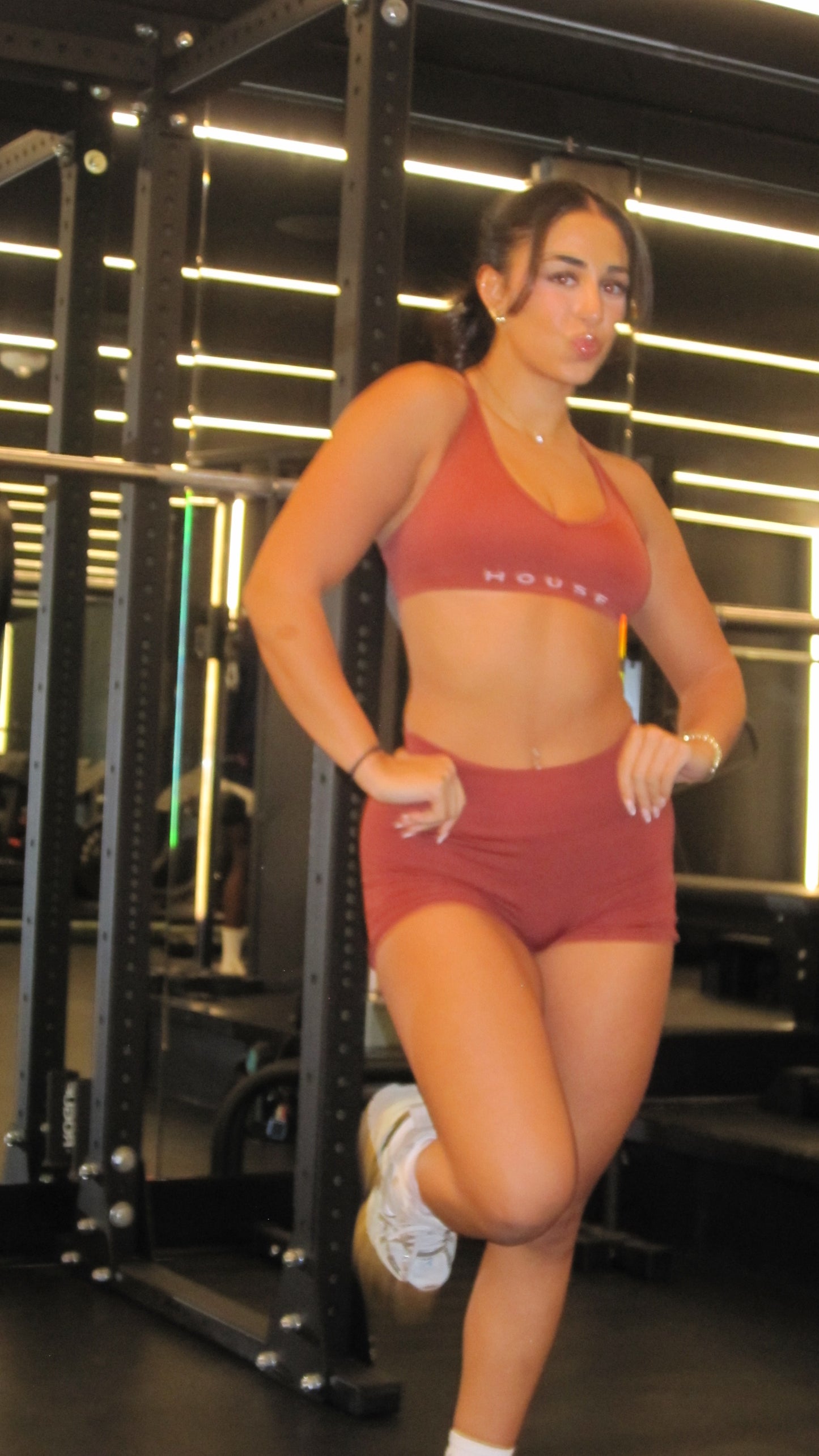 Seamless Bra - Mars Red