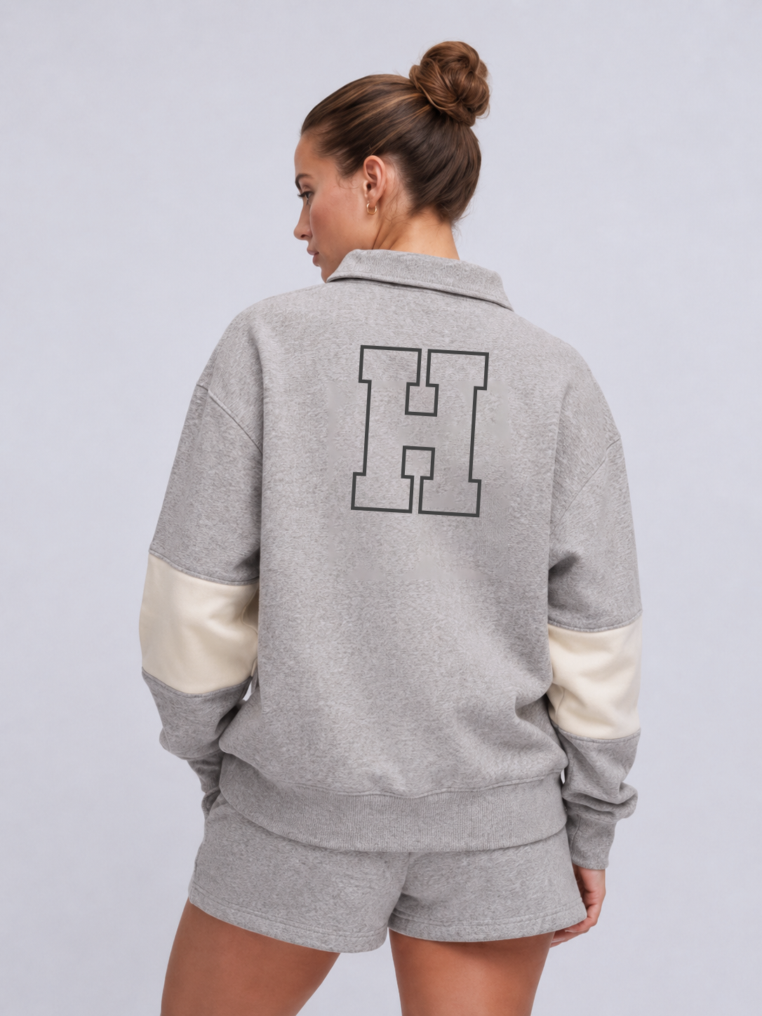 Polo Crewneck - Heritage Grey