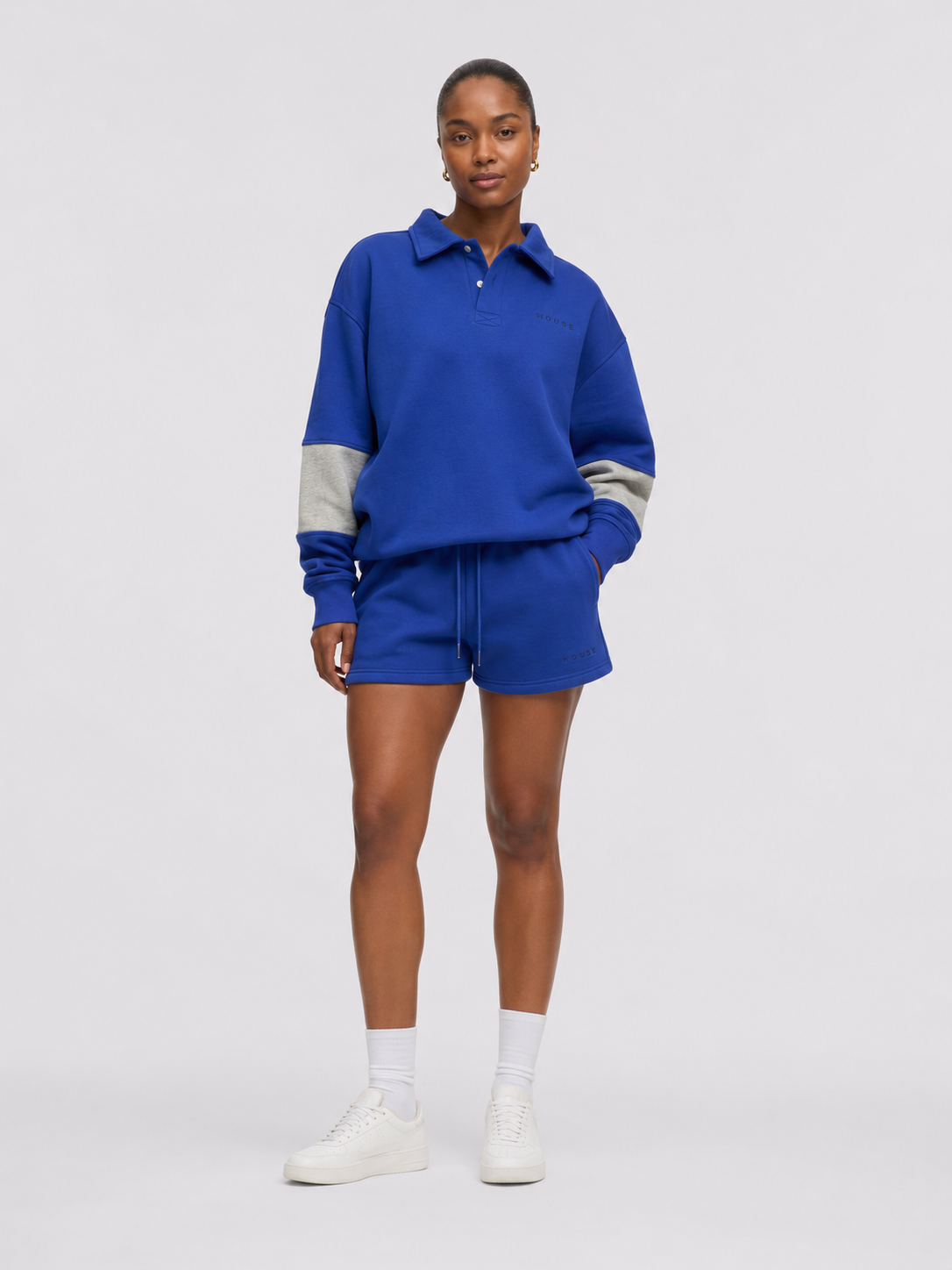 Polo Crewneck - Azul