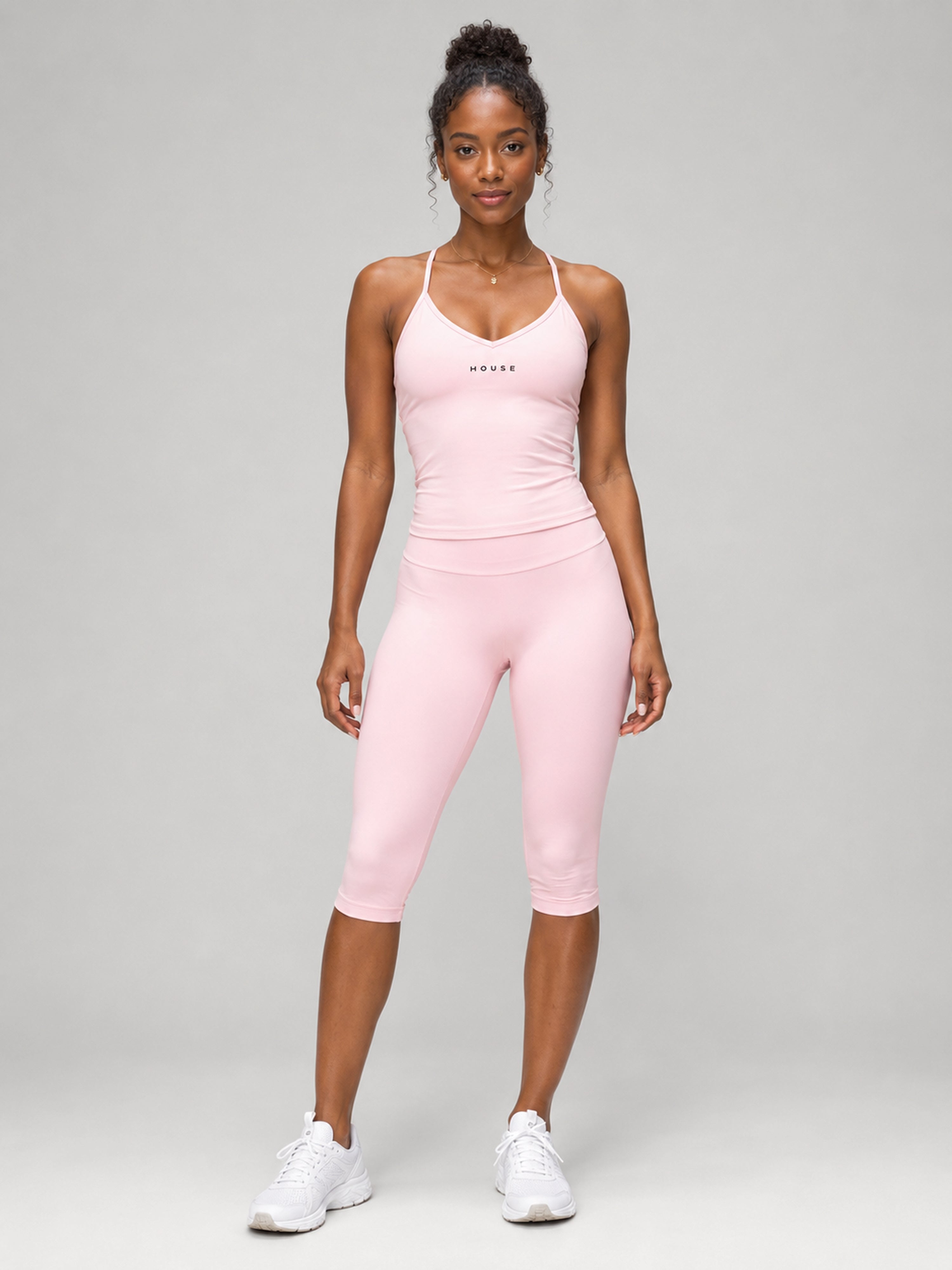 Cloud Racerback Tank - Blush