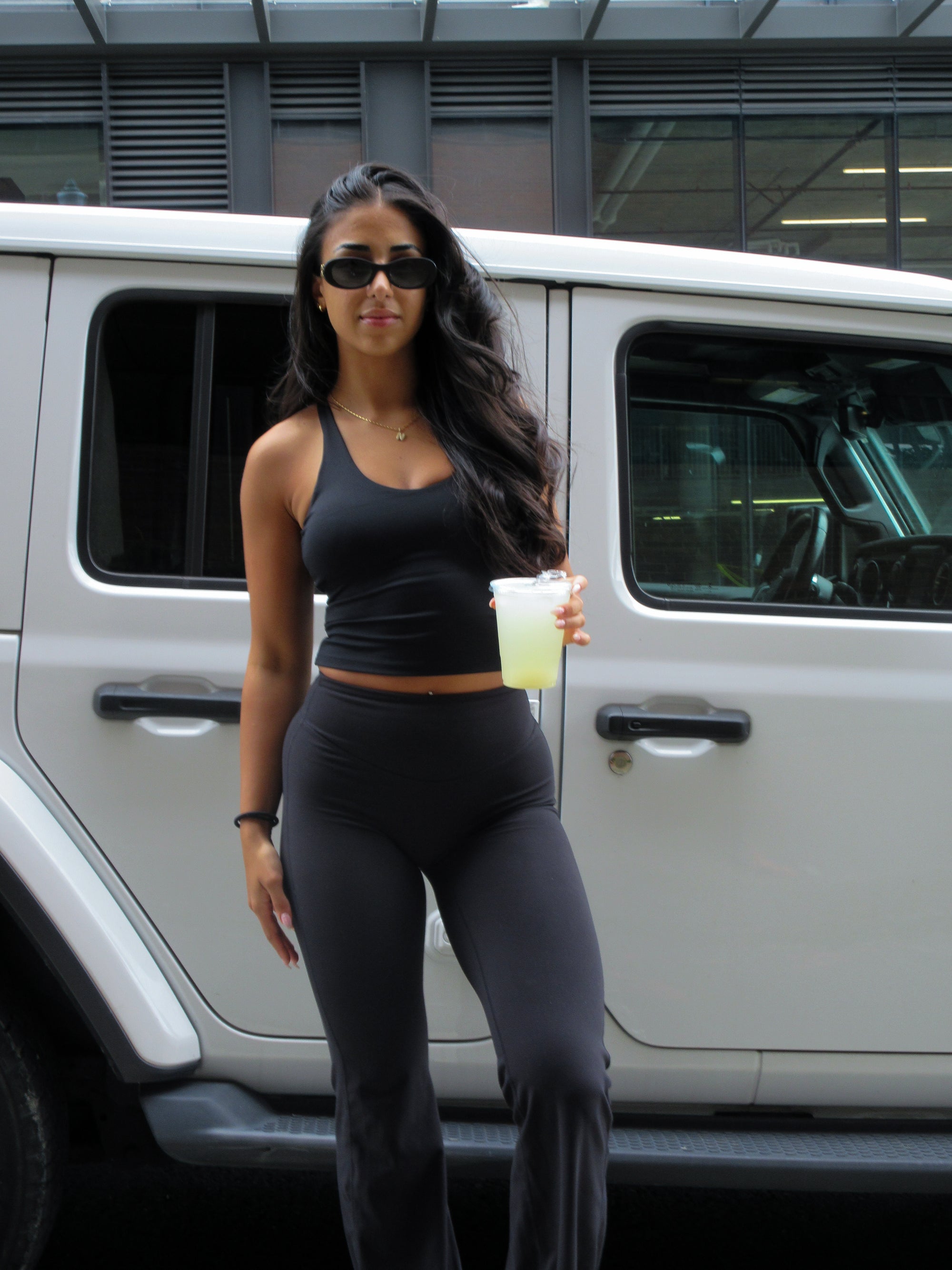 SoftCore Cross Tank - Black