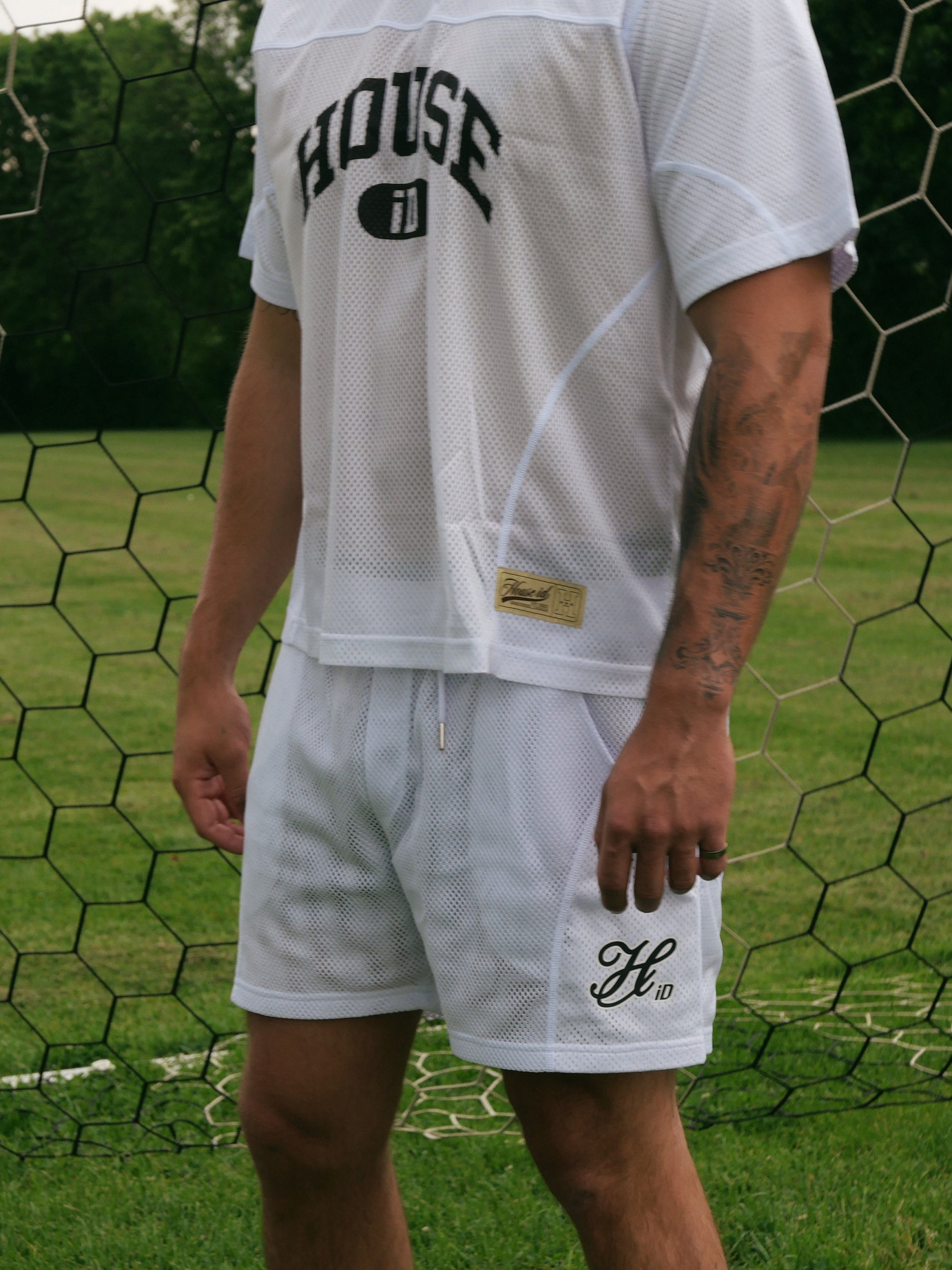 Mesh Short - White