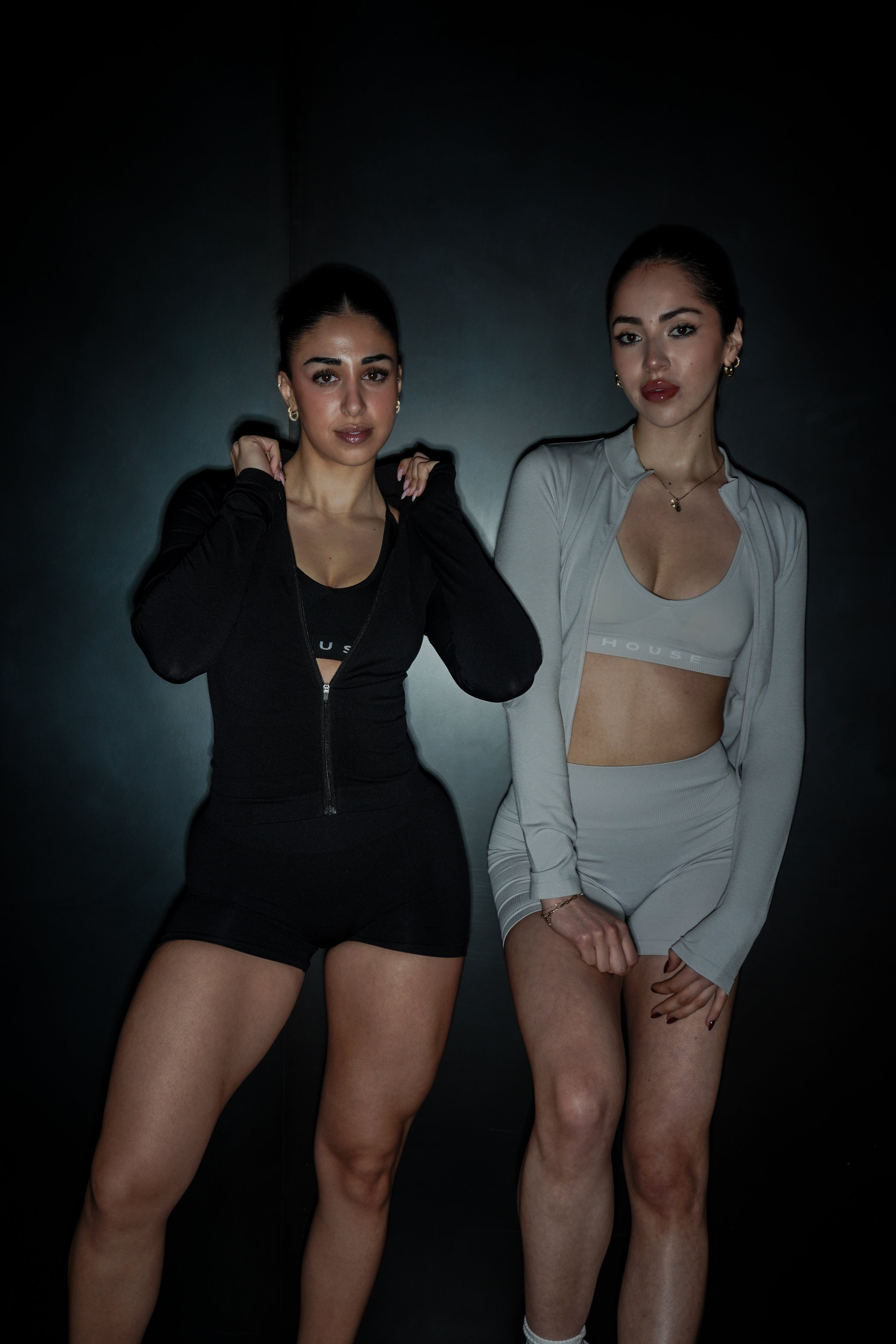 Seamless Longsleeve Full Zip - Light Grey