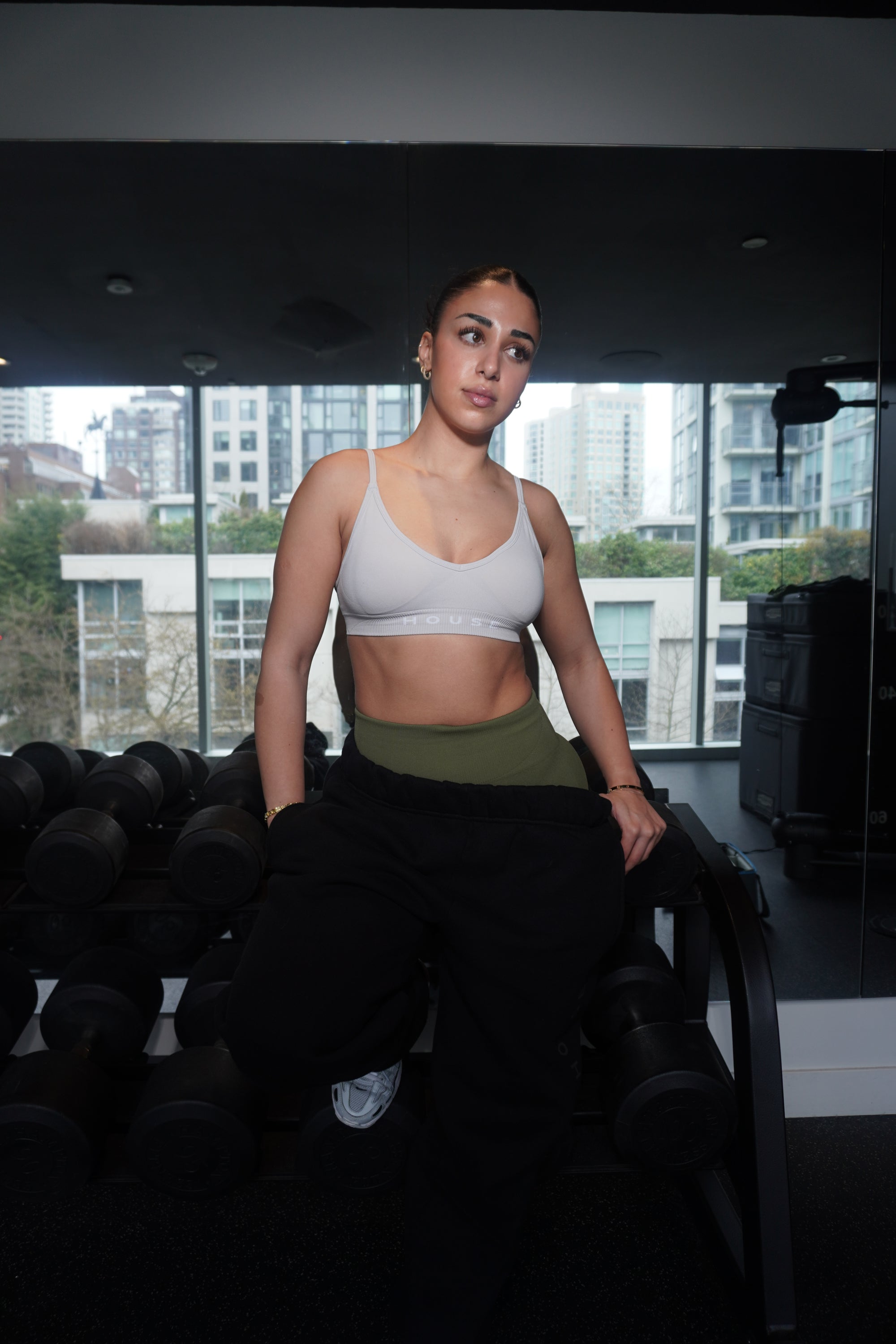 Seamless Bra - Light Grey