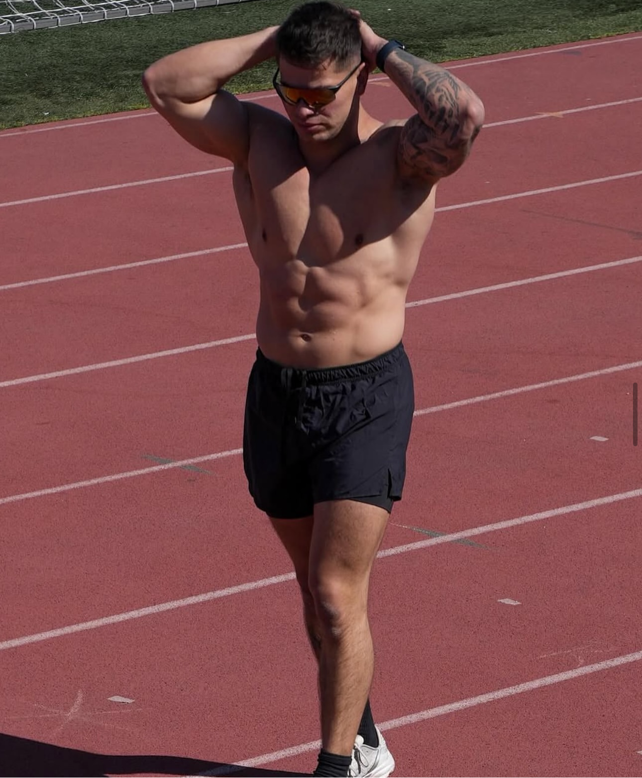 Perforated 5" Lined Short - Black/Black