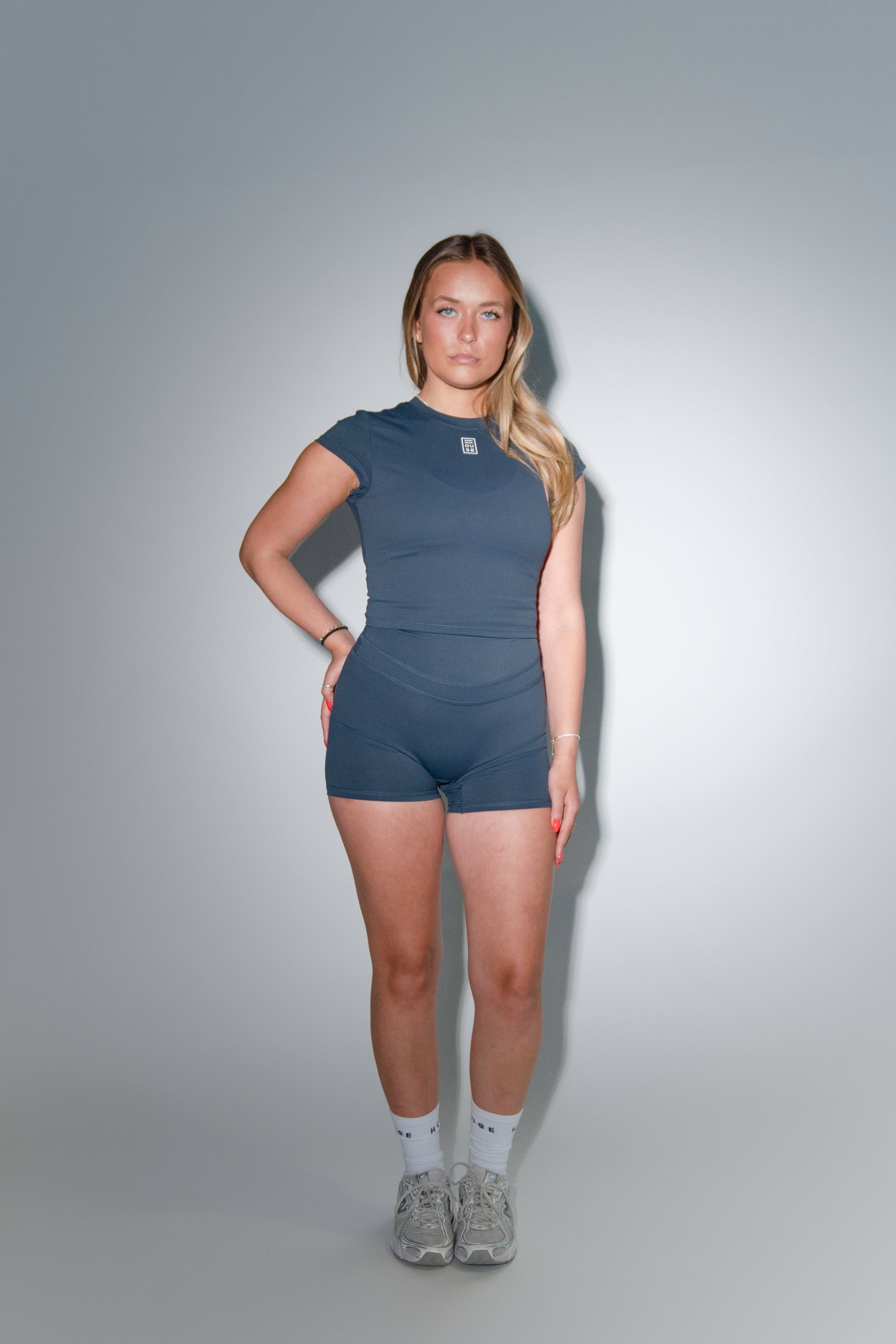 SoftCore Cropped Tee - Sesame