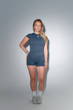 SoftCore Cropped Tee - Sesame