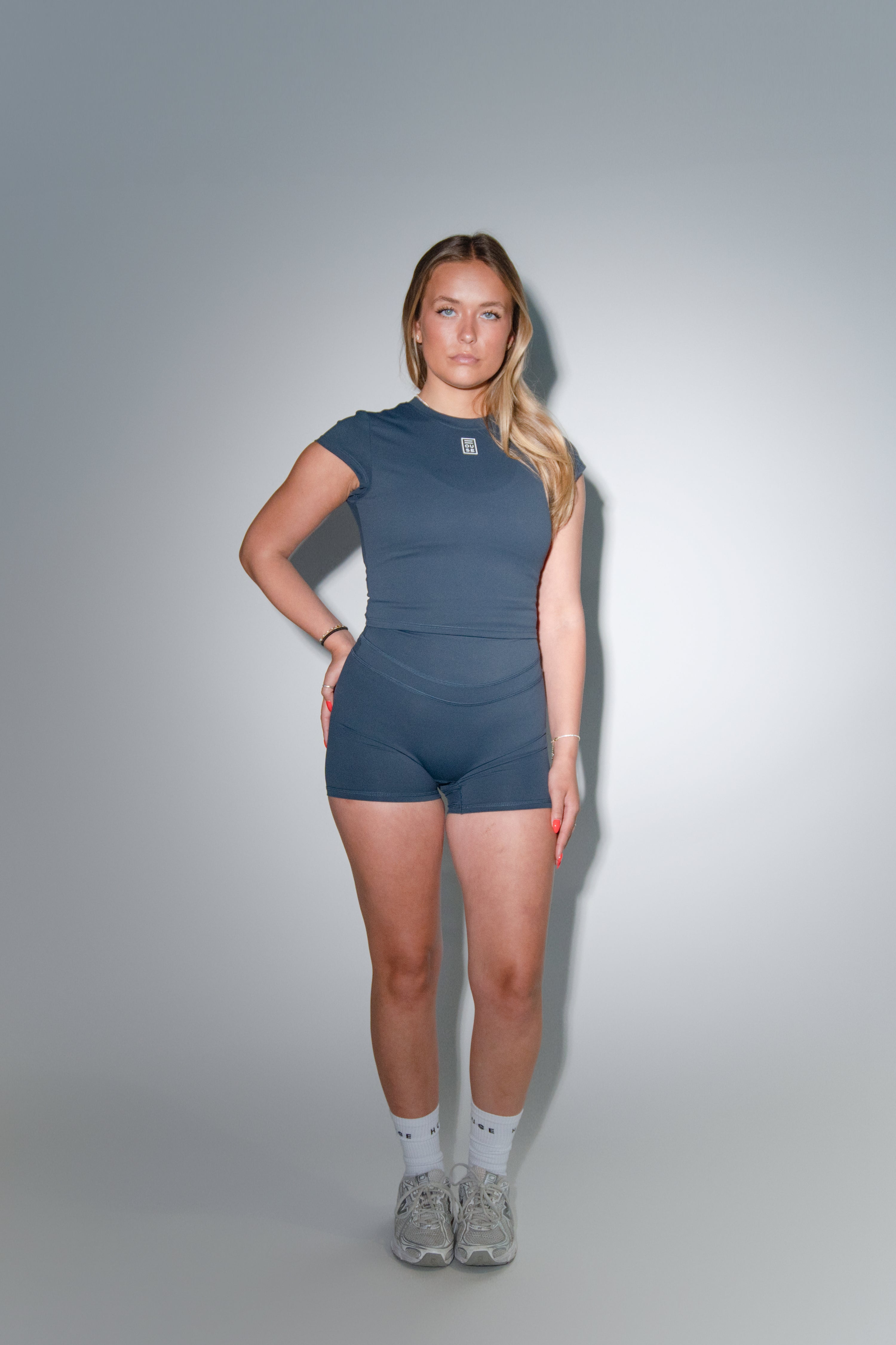 SoftCore Cropped Tee - Sesame