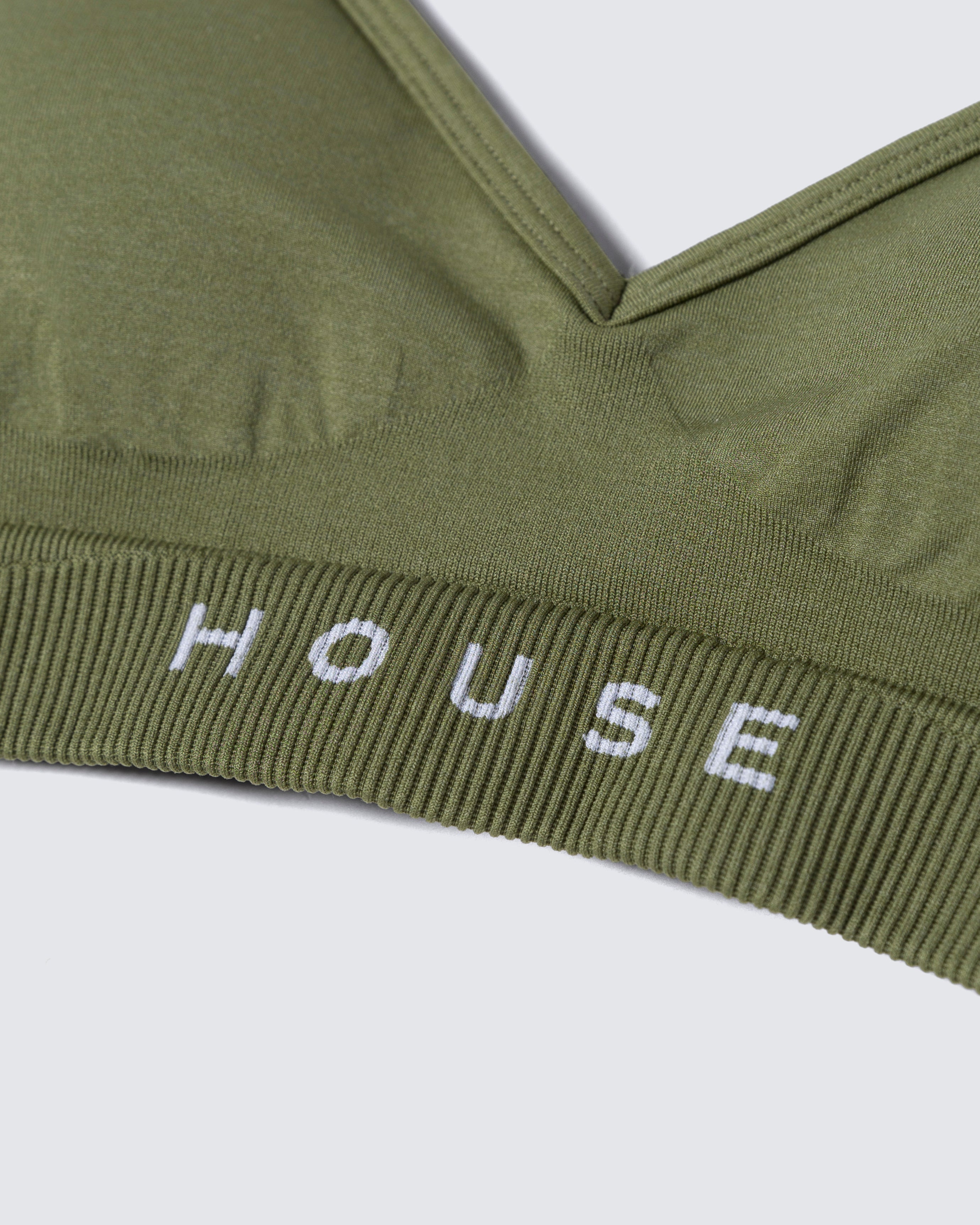 Seamless Bra - Olive
