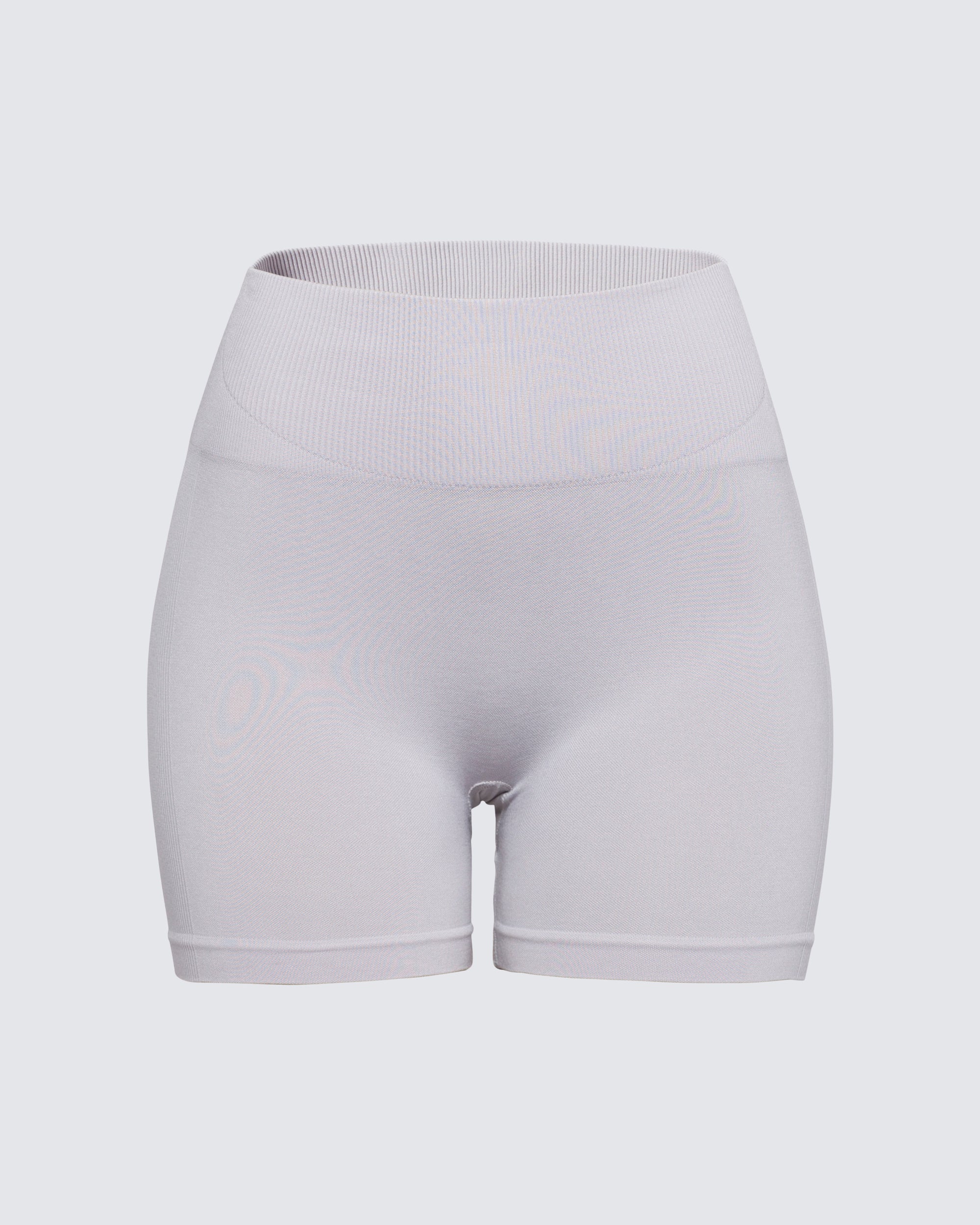 Seamless 5" Bike Short - Light Grey