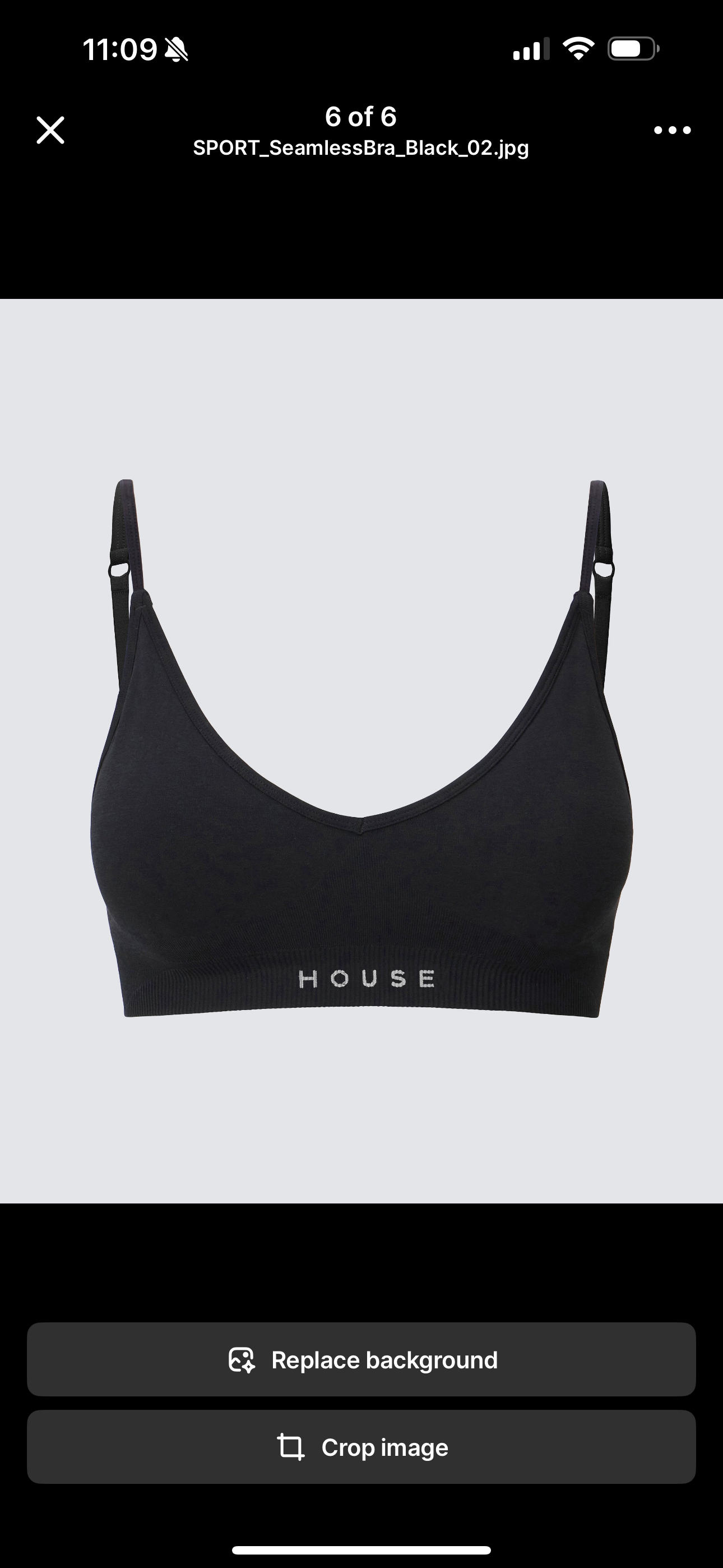 Seamless Bra - Black