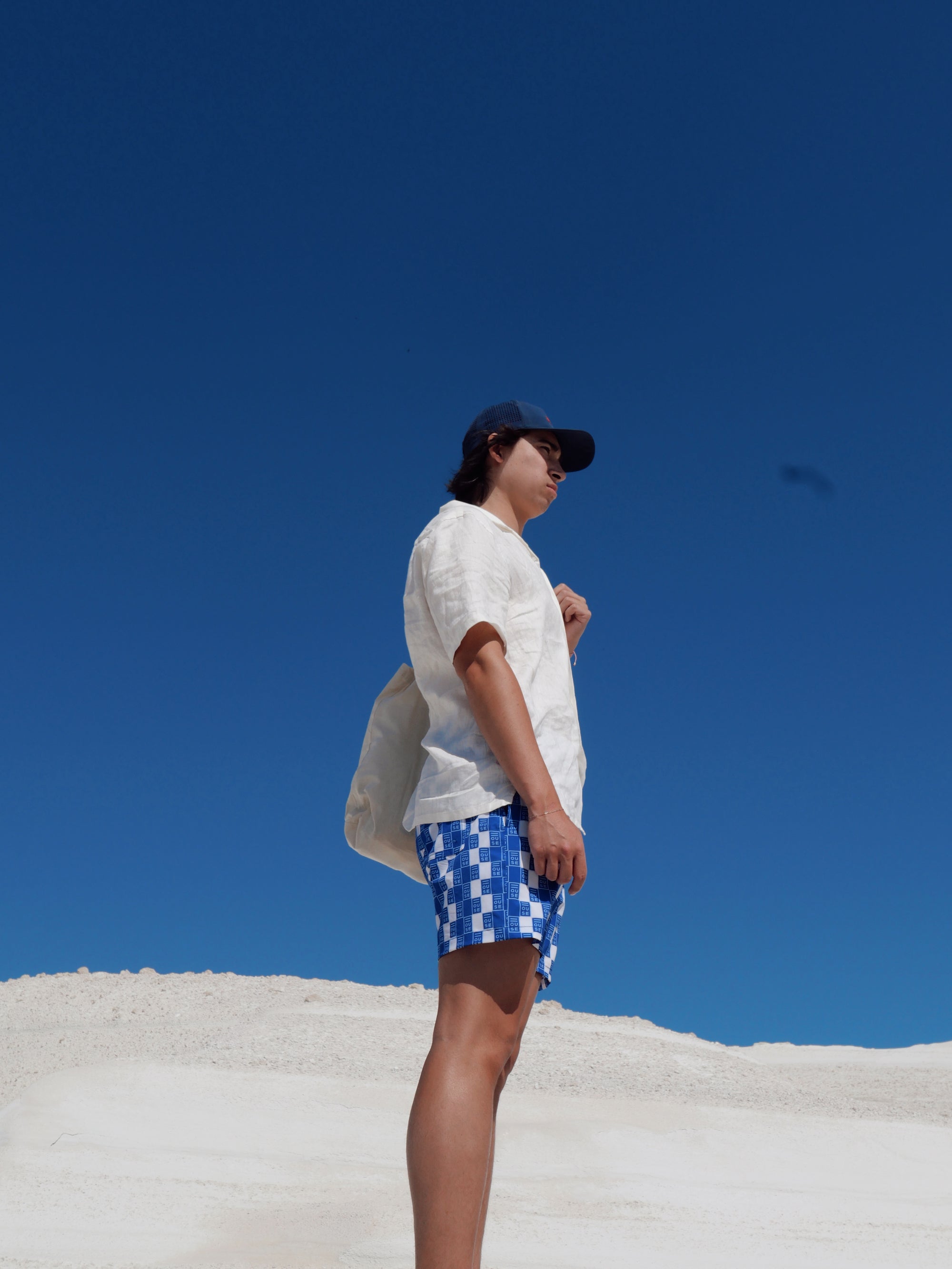 007 Swim Short - Azul/White