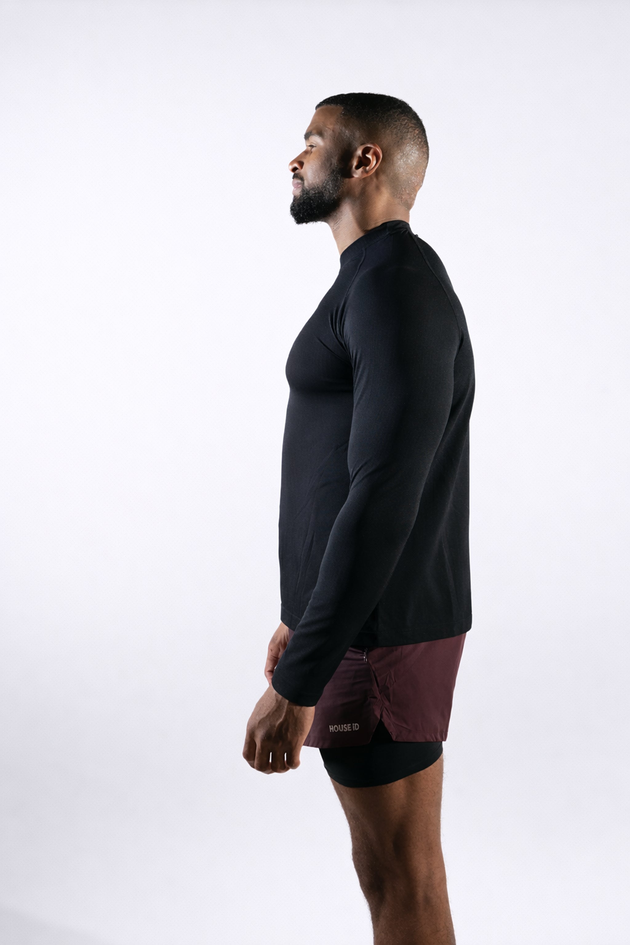 Seamless Athletic Longsleeve - Black