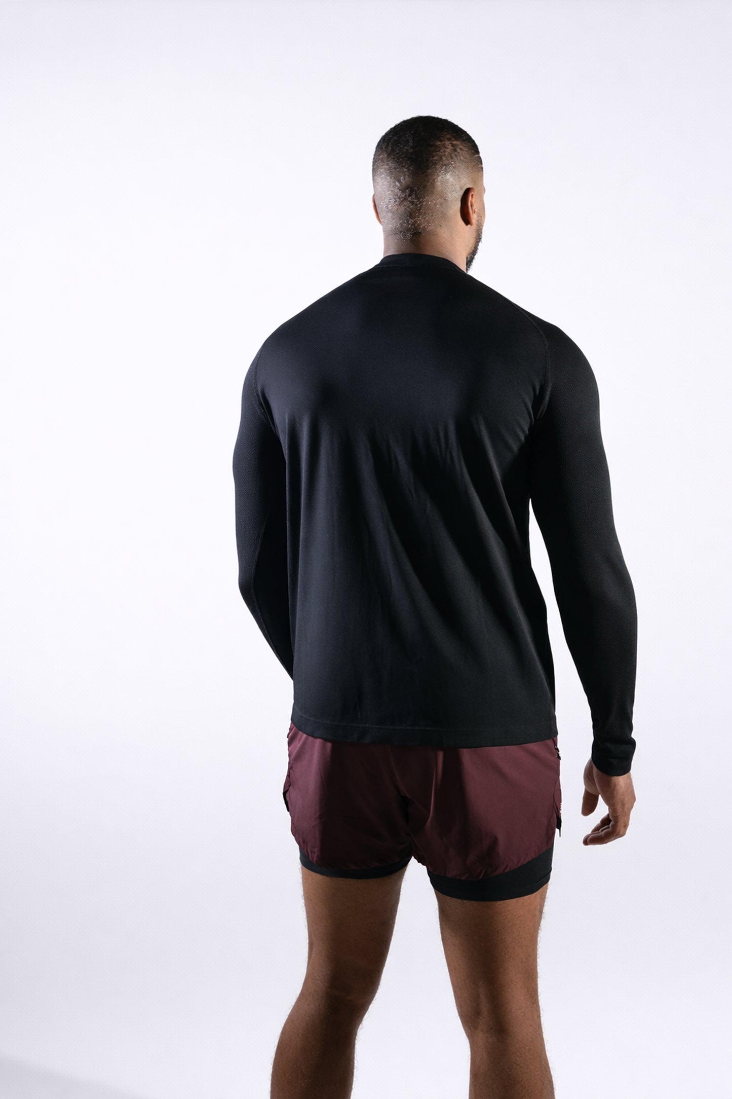 Seamless Athletic Longsleeve - Black