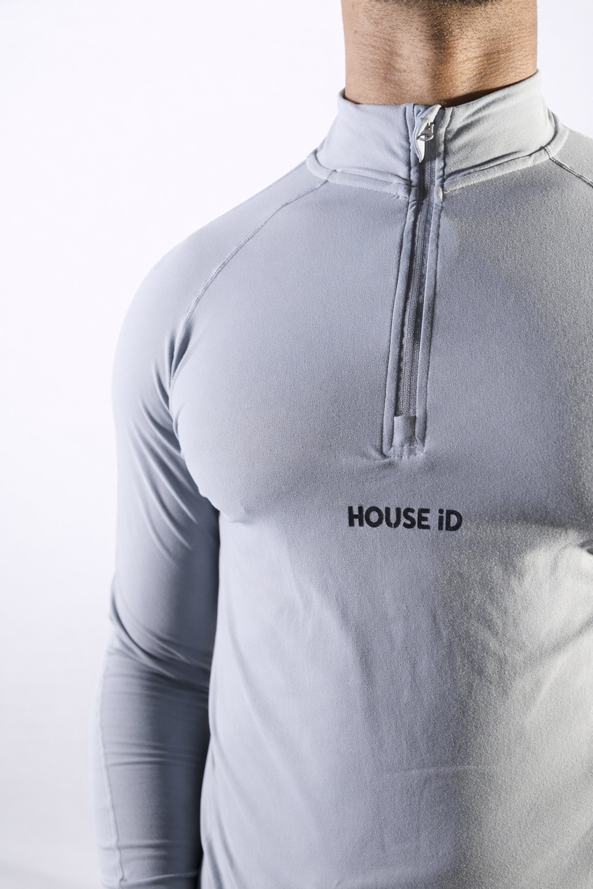 Athletic Quarter Zip - Grey