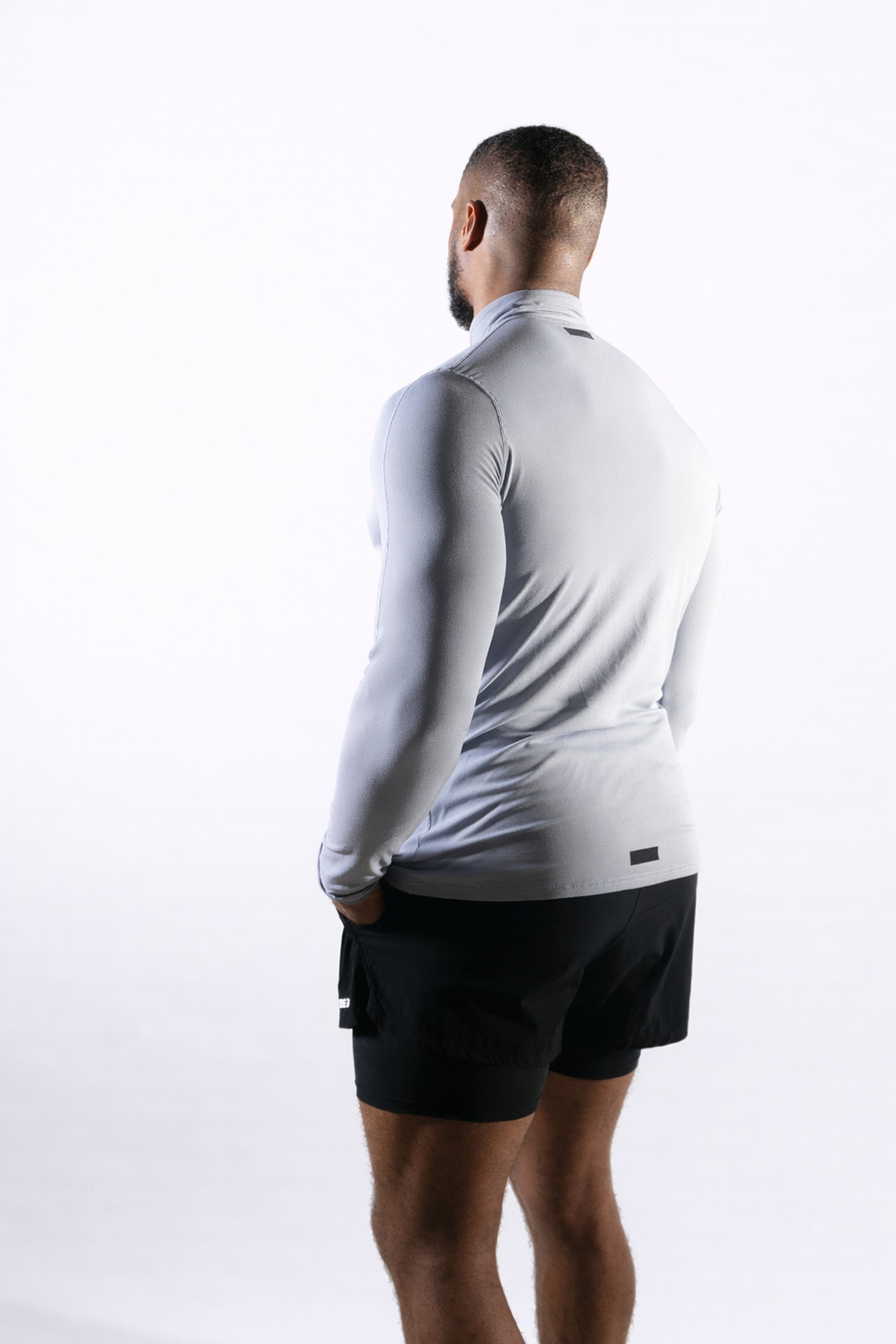 Athletic Quarter Zip - Grey