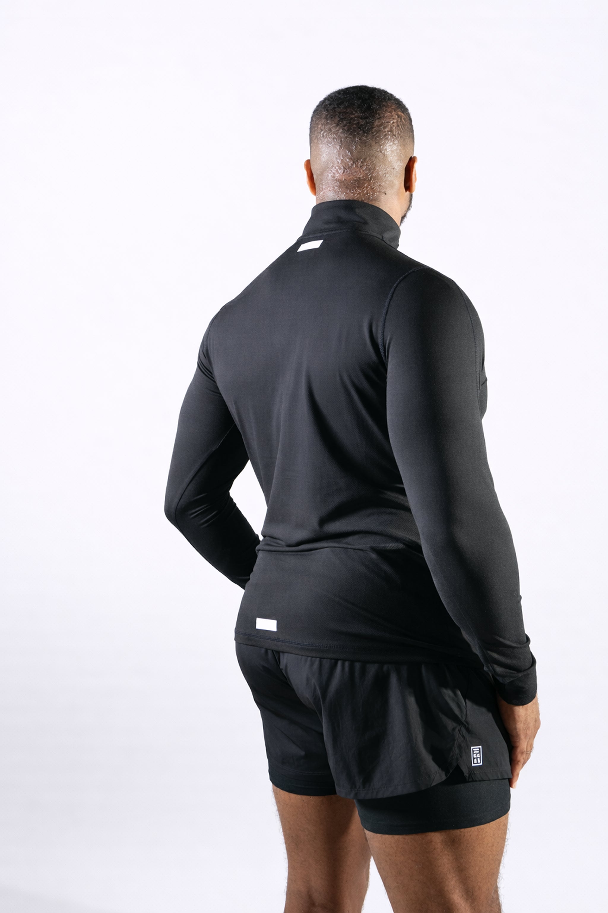 Athletic Quarter Zip - Black