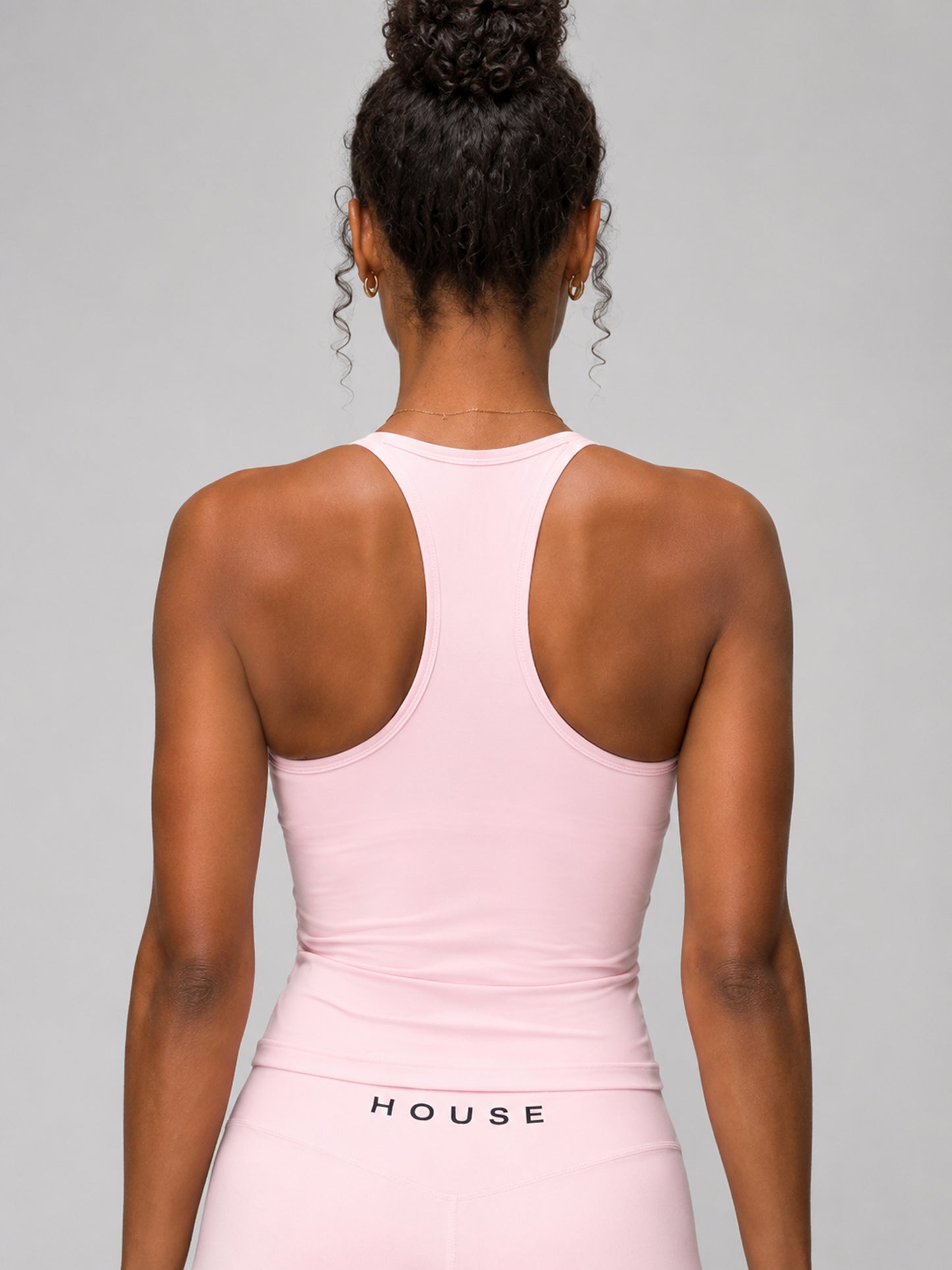 Cloud Racerback Tank - Blush
