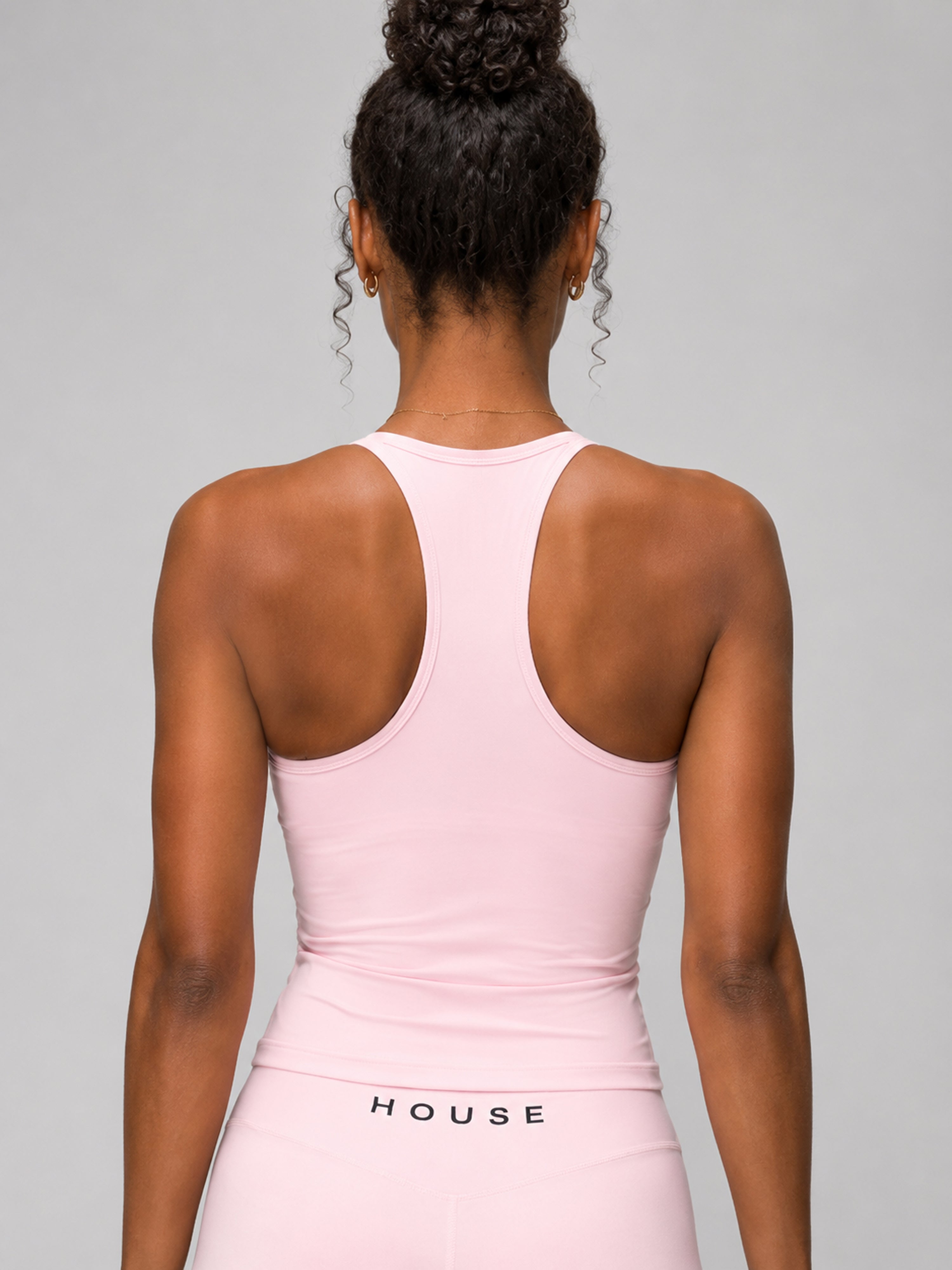 Cloud Racerback Tank - Blush