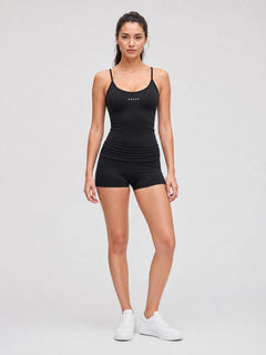 Cloud Racerback Tank - Black