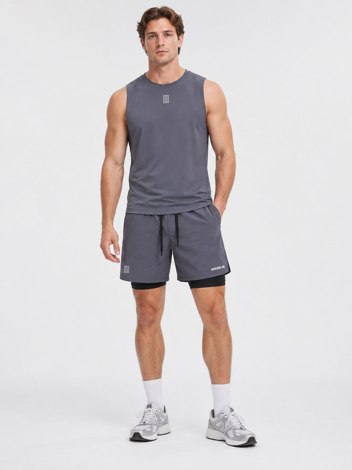 Cut Off Tank - Grey