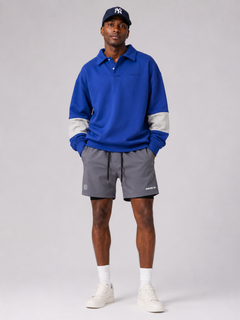 Polo Crewneck - Azul