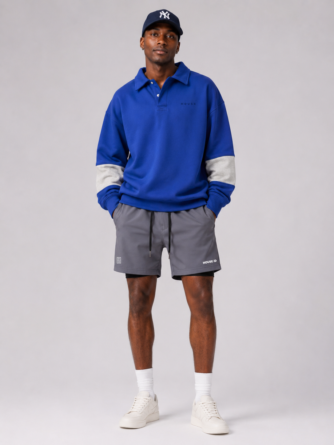 Polo Crewneck - Azul