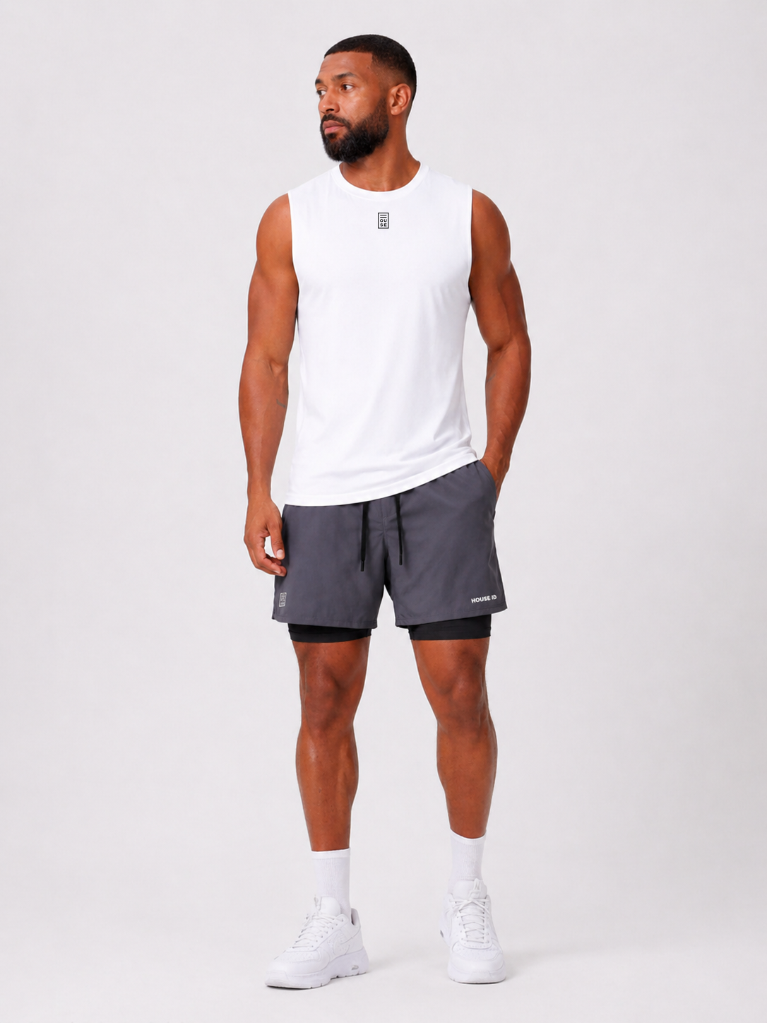 Cut Off Tank - White