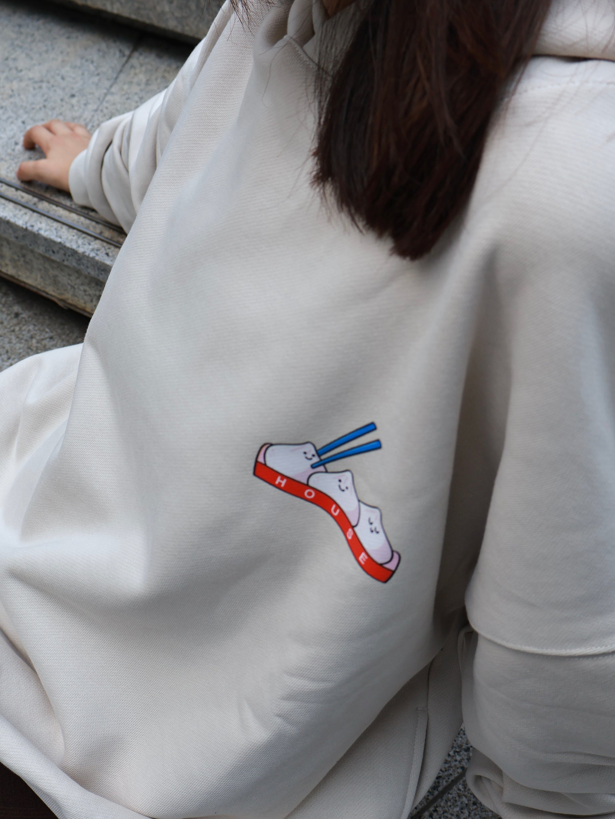 Dumpling Hoodie - Sand