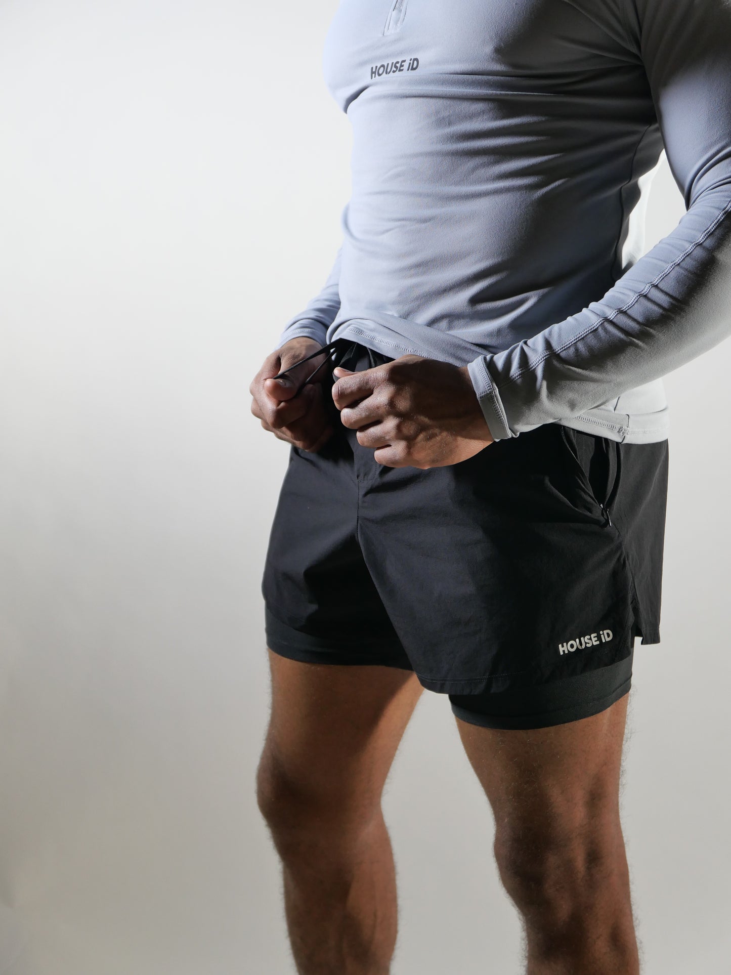 6" Lined Short - Black/Black