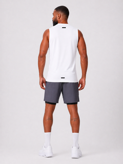 Cut Off Tank - White