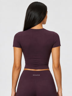 Cloud Tee - Plum