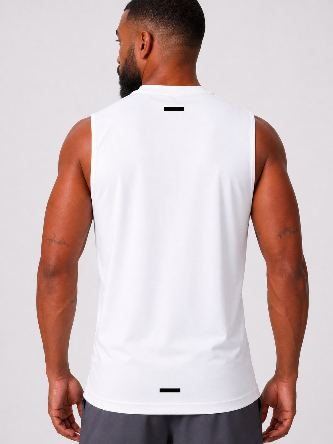 Cut Off Tank - White