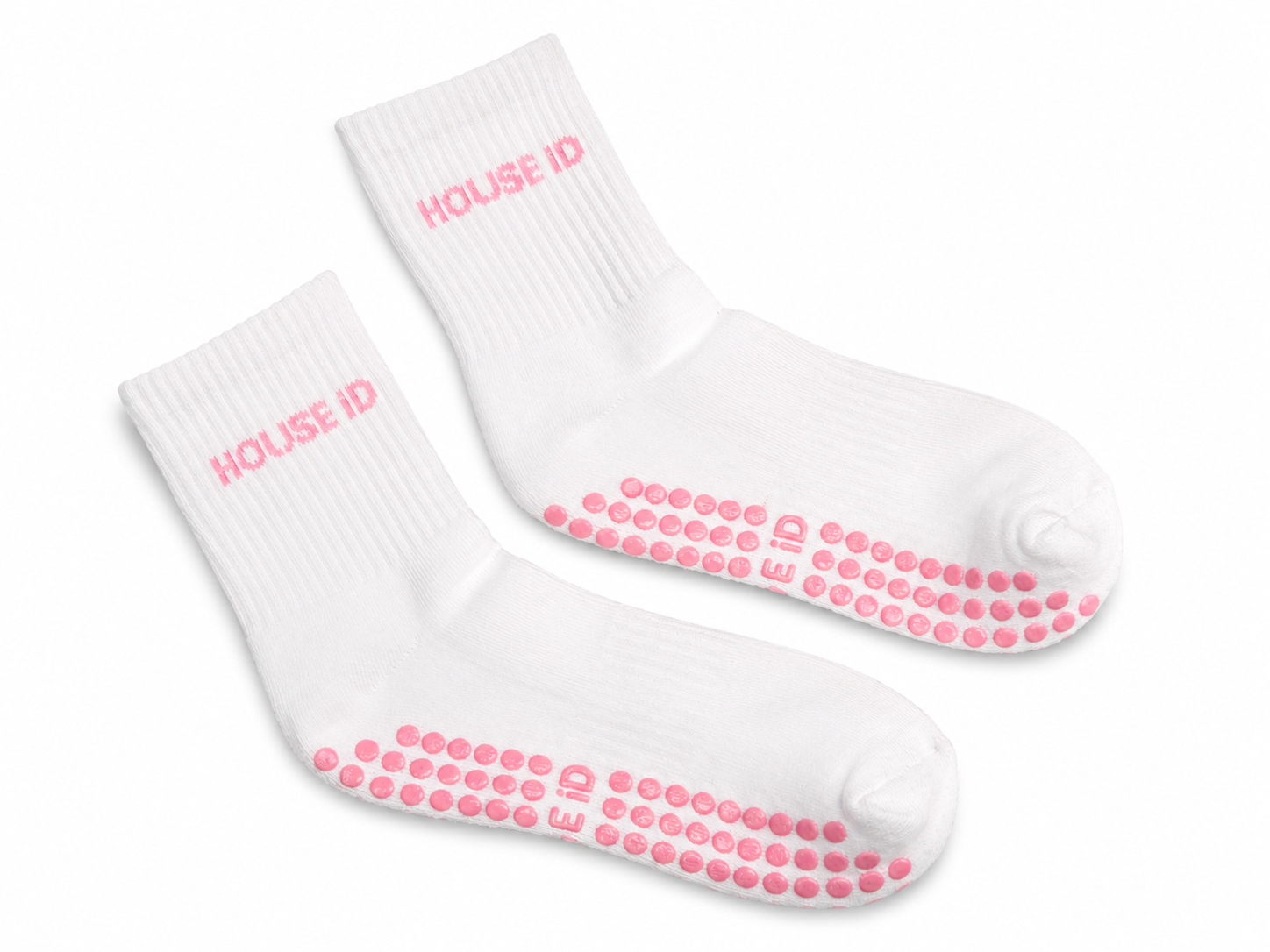 Grip Sock - White/Pink