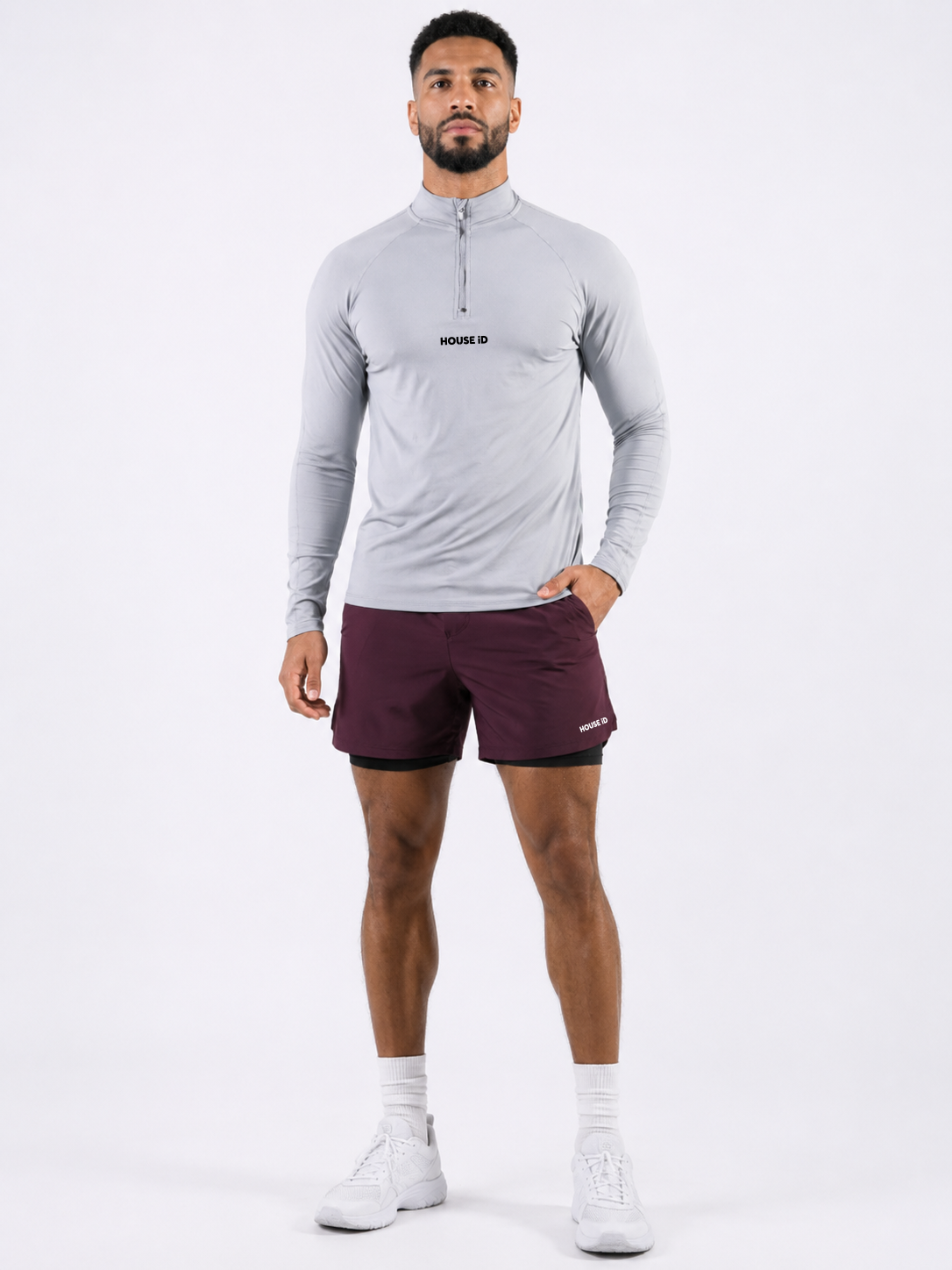Athletic Quarter Zip - Grey