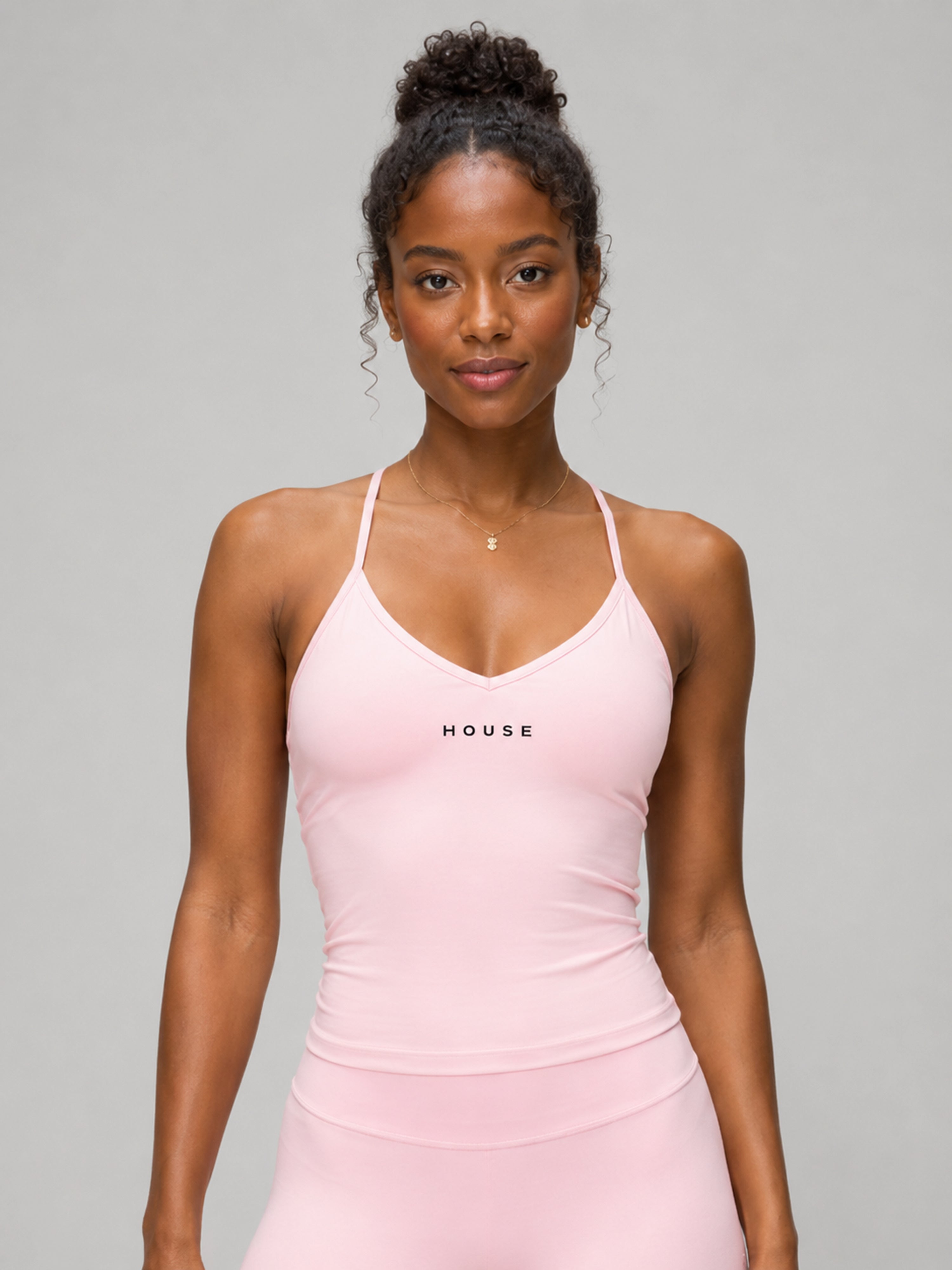 Cloud Racerback Tank - Blush