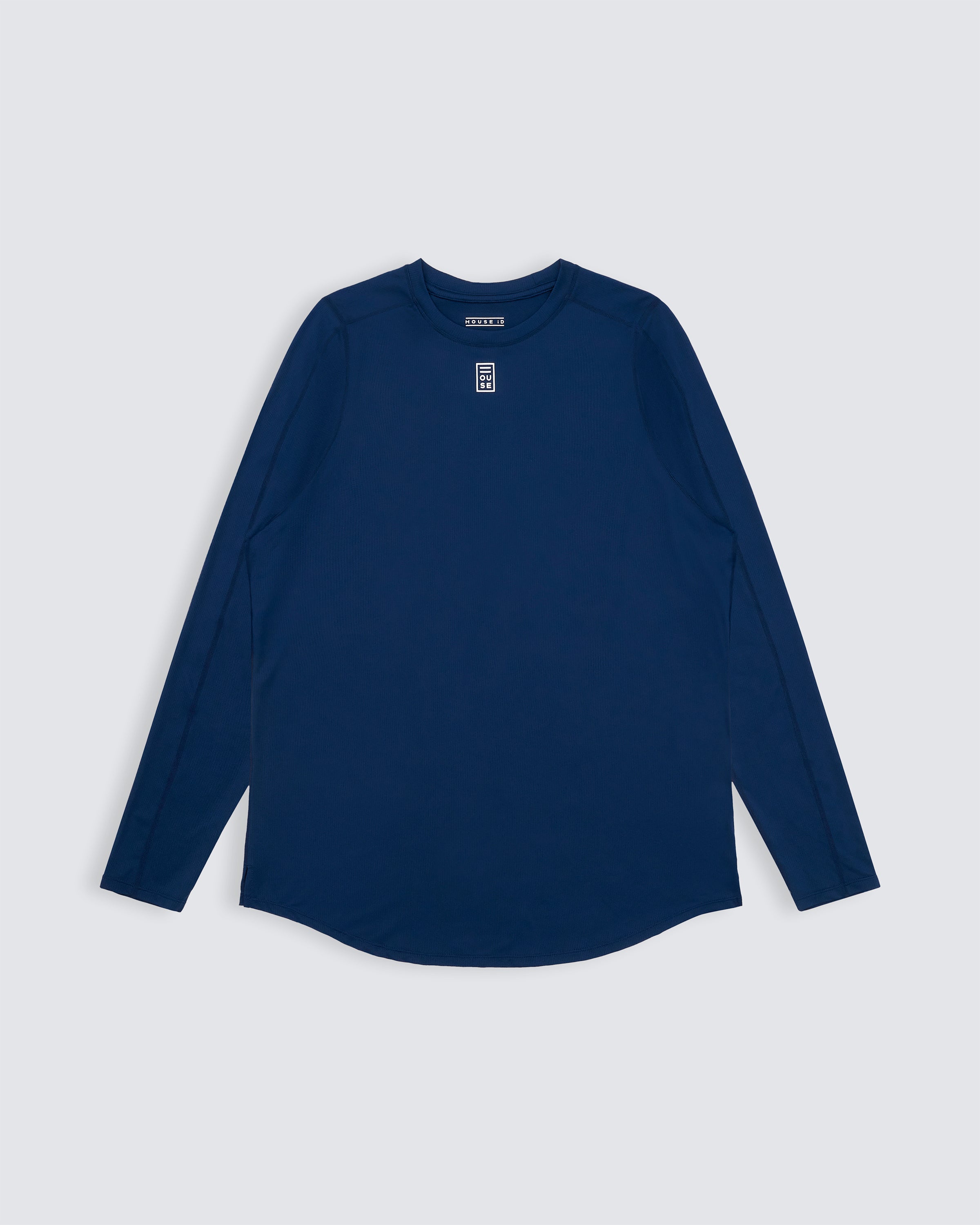 Mens navy long sleeve athletic top