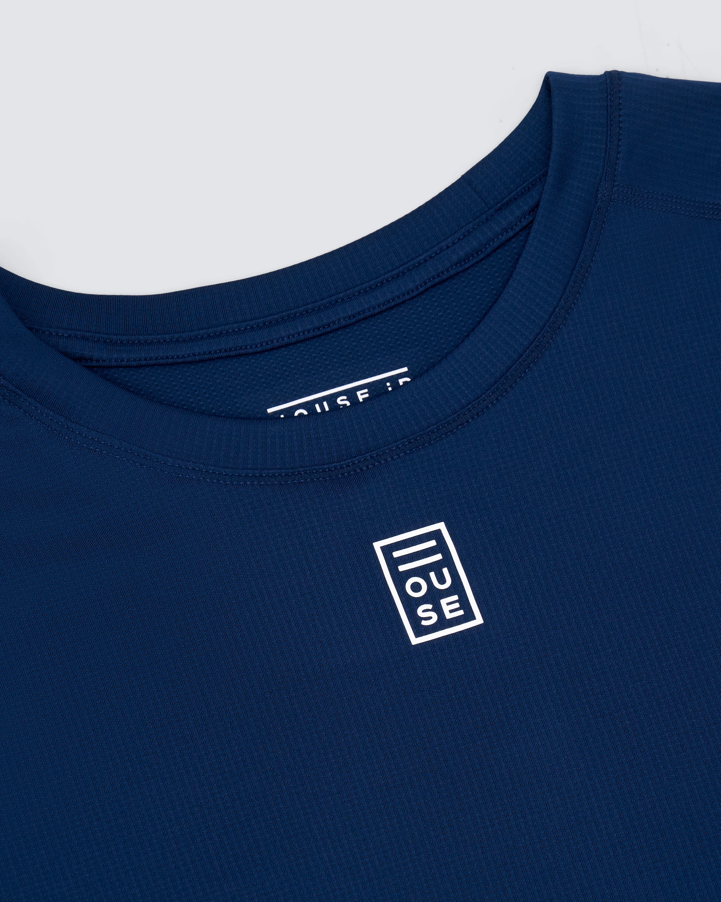 Navy longsleeve athletic top