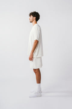 Mens Sweat T-Shirt Off White