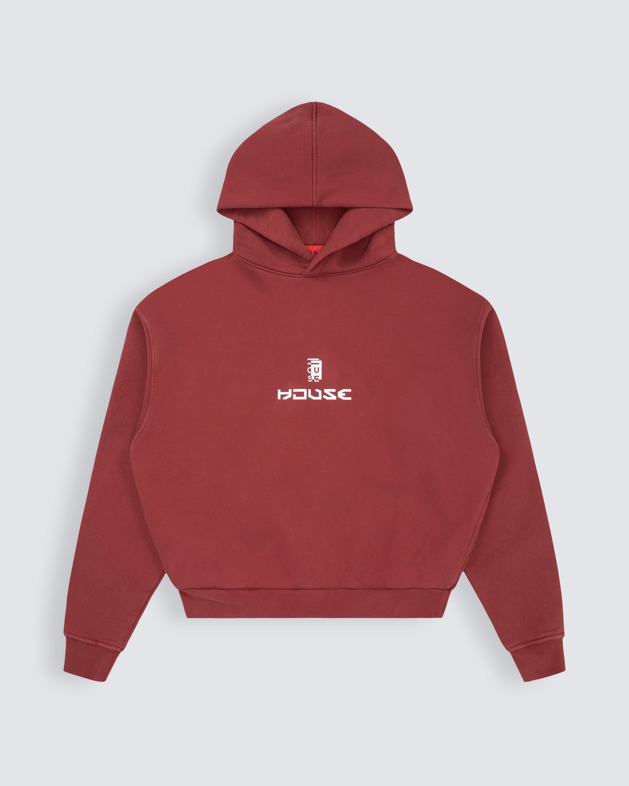 House iD hoodie in mars red