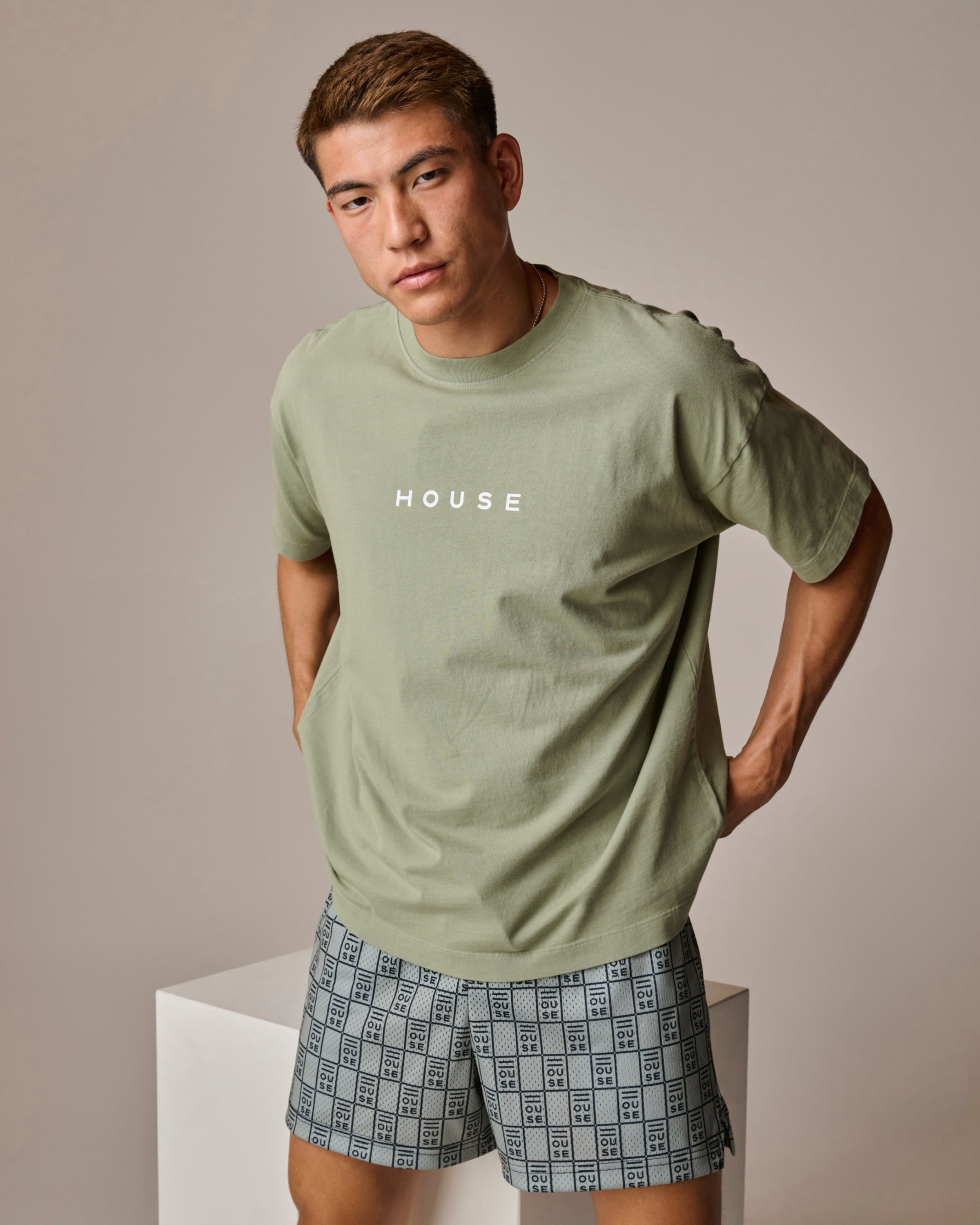 Mesh Short - Sage